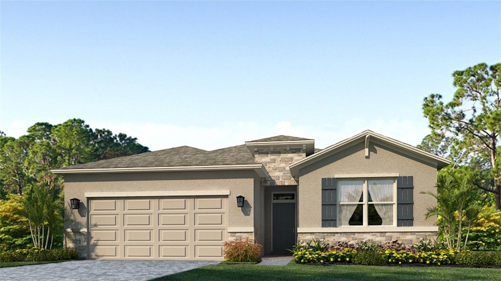 Under Construction. his one-story, all concrete block constructed home has a truly open concept plan, featuring a spacious kitchen with a large quartz kitchen island that overlooks a large dining area, great room, and breakfast nook which flow out onto a covered lanai. The first phase of The Resort Club amenity center is NOW OPEN, including Trade Route Coffee Kitchen, Resort Style Pool, Fitness Center, Athletic Performance Center, and Pet Park. Future phases of The Resort Club will include a poolside bar & grill, outdoor activities area, The Event Center, and The Terrace Chef’s Patio. Future amenity centers, Adventure Retreat & Cabana Corner, will include Pickleball, Tennis & Bocce Courts, Pet Park, Golf Cart Parking, Sunset Terrace, Clubhouse, Resort Pool & Spa, Resistance Pool, Poolside Cabanas & Beach Area, Outdoor Activities Area, Poolside Grilling and more. This home comes with stainless steel dishwasher, range, and microwave. Pictures, photographs, colors, features, and sizes are for illustration purposes only and will vary from the homes as built. Home and community information including pricing, included features, terms, availability and amenities are subject to change and prior sale at any time without notice or obligation.