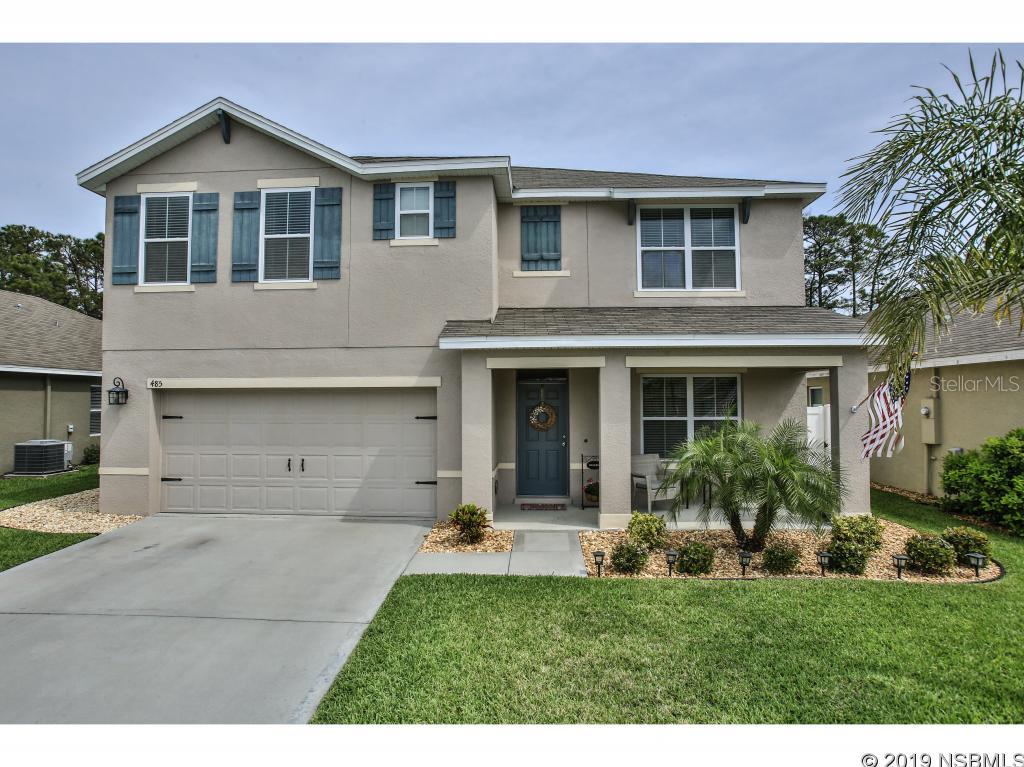 Looking for the ideal family home?  This is it!  5 bedroom/3 bath shows better than new and has upgrades galore--plus a large screened, heated, self cleaning inground pool that has a 14x12 insulated roof porch perfect for pool side gatherings.  This Hayden model floorplan is on a premium preserve lot overlooking the green belt and boasts upgraded kitchen appliances including double ovens, over the range microwave, stainless steel low decibel dishwasher and family sized side by side refrigerator.  Ceiling fans throughout and tile has been added to the dining room and downstairs flex room.  The exterior was recently painted and has a white vinyl privacy fence and upgraded landscaping with river rock.  Air conditioned garage w/wash tub makes a great hobby area and the home is equipped with WIFI digital/programmable thermostat and WIFI garage door opener.  This lovely home is a must see! ;Water: City