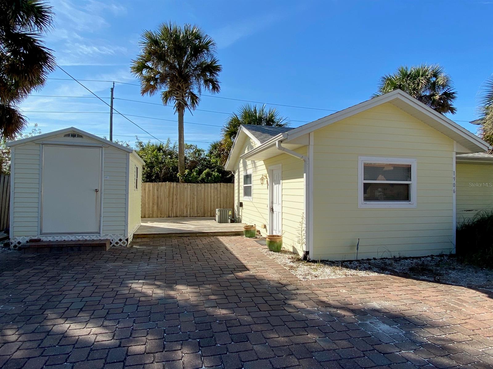 Cozy single family rental within steps of the beach. Featuring a wood deck and a small storage shed adjacent to home. Fully furnished for vacation/seasonal rentals. Get is while it is still available! ! One month Minimum. Can also do a year lease on this property contact me for long term rates!
