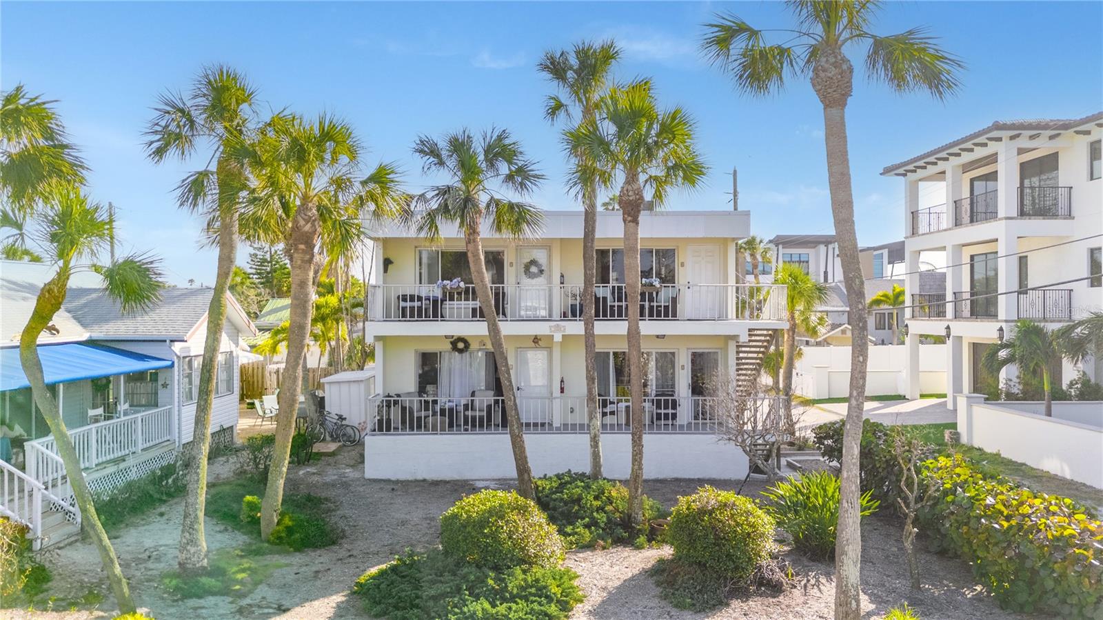Purchase with confidence—this property remained high and dry with no flooding from recent storms! Welcome to this charming 1-bedroom, 1-bath corner unit in the heart of Pass-a-Grille, offering a true beachside retreat. Located just one property away from the stunning shoreline, this delightful condo boasts Gulf views and a relaxed coastal vibe. Step inside to find a bright and airy living space, where large windows invite in an abundance of natural light. The cozy bedroom offers a peaceful escape, complete with a spacious walk-in closet, while the well-appointed bathroom features modern fixtures and ample storage. Start your mornings with coffee or unwind in the evening on your front porch, enjoying the gentle sea breeze and Gulf views. With the beach just steps away, you’ll have effortless access to morning strolls, sun-soaked afternoons, and breathtaking sunsets. Additional highlights include an in-unit washer and dryer, making daily life even more convenient. Whether you’re looking for a full-time residence or a weekend getaway, this unit offers the perfect blend of comfort, convenience, and coastal charm. Don’t miss your chance to own a slice of paradise in one of the Gulf Coast’s most desirable locations!