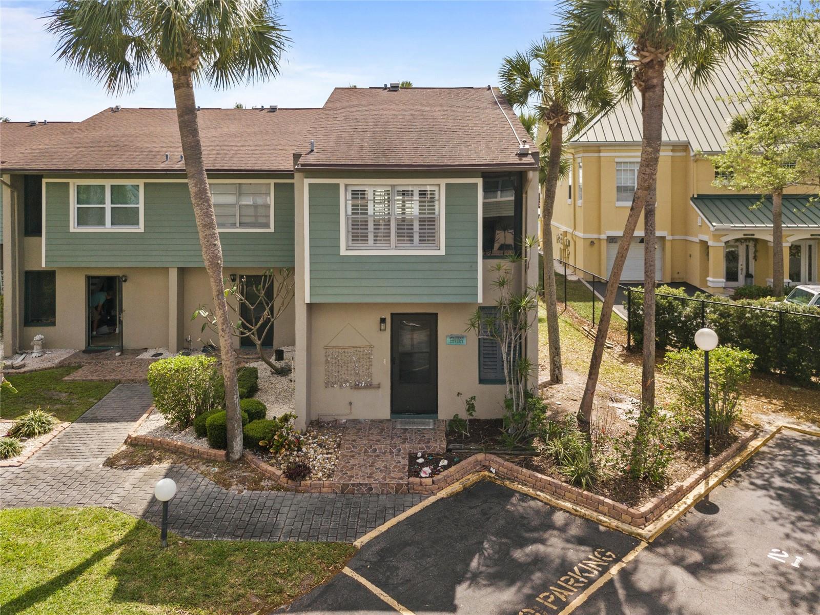 BRING YOUR BOAT! Step into this fully renovated 2-bedroom, 2.5-bath waterfront condo in Apollo Beach, offering modern comfort and effortless coastal living. Boat slips are available through the HOA with direct access to Tampa Bay—perfect for embracing the Florida lifestyle.

The property has been thoughtfully updated, featuring new drywall, cabinetry, flooring, and beautifully remodeled bathrooms. The redesigned kitchen showcases fingerprint-resistant stainless steel appliances, while the spacious main level opens to a screened lanai with serene water views and additional storage. Upstairs, a split-bedroom layout provides privacy, with each bedroom offering its own en-suite bath. The owner’s suite includes two walk-in closets and a private screened balcony overlooking the water.

Recent and upcoming improvements add even more appeal: new front, screen, and utility room doors are being installed, all with secure keyed or coded locks. The condo is also being freshly painted, with new color selections currently displayed near the community dumpster for preview. According to HOA plans, a new roof is scheduled for early 2027, with funding already secured.

Additional highlights include high-end laminate flooring throughout, A/C (2021), and water heater (2016). Community amenities feature a pool, shared kayaks, grilling areas, and a clubhouse available for private events. Conveniently located near dining, shopping, and major destinations including Tampa, St. Petersburg, Sarasota, and Orlando, this home offers the perfect blend of style, convenience, and waterfront charm.