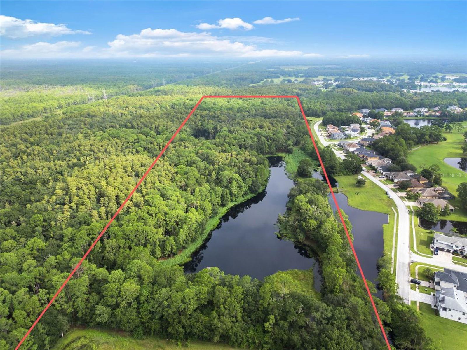Rare opportunity to own approximately 50 acres within The Eagles community in Odessa, Florida. Along its western boundary, the property backs up to the natural expanse of Brooker Creek Preserve, creating an extraordinary sense of privacy, beauty, and connection to Florida’s native landscape. Heavily wooded and rich with natural character, the land features three ponds, abundant wildlife, and frequent sightings of deer, wild turkey, and other native animals.

With an approximate 50/50 mix of uplands and lowlands, this property offers a unique canvas for a private estate, family compound, or potential future residential vision that complements the surrounding community. Access is provided by easement through The Eagles, offering a sense of arrival while preserving the secluded feel of the acreage.

Whether envisioned as a legacy estate surrounded by nature or explored for possible development potential, this is a rare large-acreage offering in one of Odessa’s most established communities. Photos and maps only begin to tell the story — this property is truly a must-see in person to appreciate the scale, setting, privacy, and natural beauty. Buyer to verify all zoning, land use, wetlands, utilities, access, and development potential.