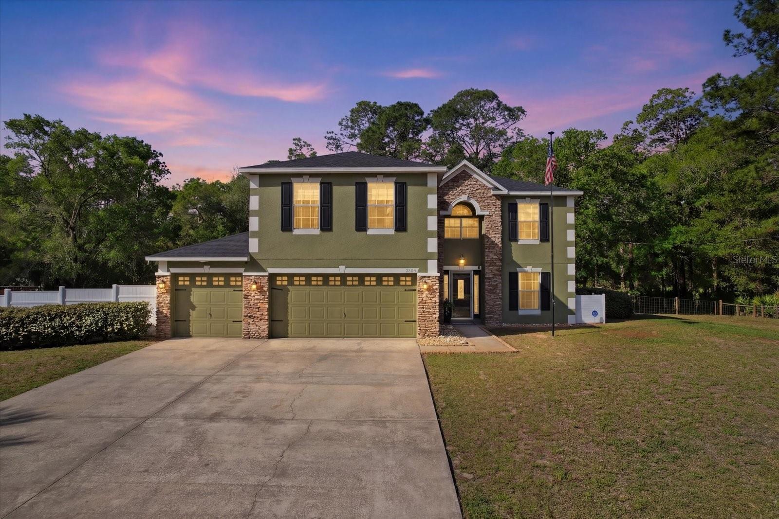 Welcome to this stunning, move-in ready home offering the perfect blend of space, updates, and comfort! Situated on a beautiful 1.16-acre lot, this impressive two-story residence boasts 2,842 square feet of living space—giving you plenty of room to spread out and enjoy. Step inside to find a meticulously maintained interior featuring brand new flooring throughout the downstairs and fresh paint on the lower level, creating a bright and modern feel. The upstairs has also been recently painted, making this home truly turnkey from top to bottom. Major updates give peace of mind, including a brand new 2026 roof, upstairs AC replaced in 2025, and a first-floor AC approximately 8 years old. The exterior has also been freshly painted within the last two years, adding to the home’s curb appeal and overall pristine condition. This home has been immaculately cared for and it shows in every detail. Whether you're looking for space to entertain, room for family, or simply a quiet retreat on acreage, this property checks all the boxes. Don’t miss your chance to own this beautifully updated home with room to grow—schedule your showing today!