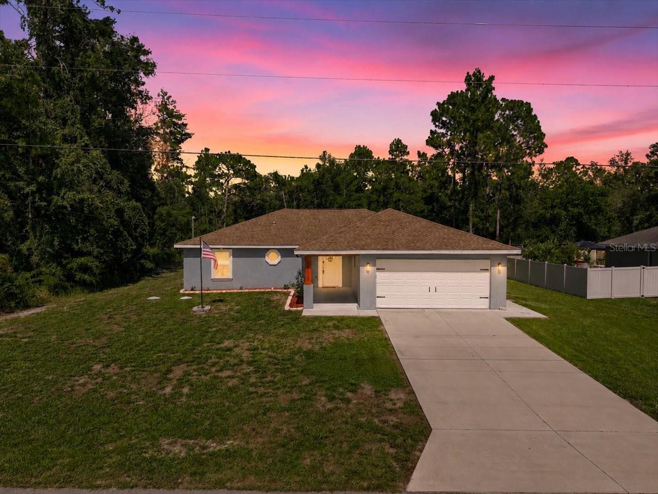 Pride of ownership radiates throughout this immaculate one-owner ranch home, offering true turn-key living in the highly sought-after Royal Highlands community. Built in 2021 and exceptionally maintained, this 3 bedroom, 2 bathroom residence features a well-designed 1,744 sq ft split floor plan with cathedral ceilings and an inviting open concept that feels warm, bright, and spacious from the moment you step inside. The kitchen is a standout with granite countertops, stainless steel appliances, elegant cabinetry, and a generous sized breakfast bar perfect for gathering. Light earth-tone finishes and ceramic tile in the kitchen, bathrooms, and laundry room create a clean, modern aesthetic throughout. The primary suite offers comfort and style with his-and-hers closets and a beautifully tiled walk-in shower, while all three bedrooms provide ample space for family, guests, or a home office.

This property offers exceptional peace of mind with its reinforced concrete panel construction, for outstanding storm resistance! Situated on a quiet paved road with NO HOA, no deed restrictions, and no flood zone, "Live your way" the home sits on a cleared backyard that provides plenty of room to add a pool, detached garage, or additional storage. Enjoy the serene country setting while remaining just minutes from local conveniences and some of Hernando County’s best attractions, including the Weeki Wachee River, Hernando Beach public boat ramp, Homosassa Springs, and the Hernando County Sportsman Club. This location delivers the perfect blend of rural charm and everyday accessibility!

Clean, modern, and move-in ready, this property is truly worth seeing. Schedule your private showing today!