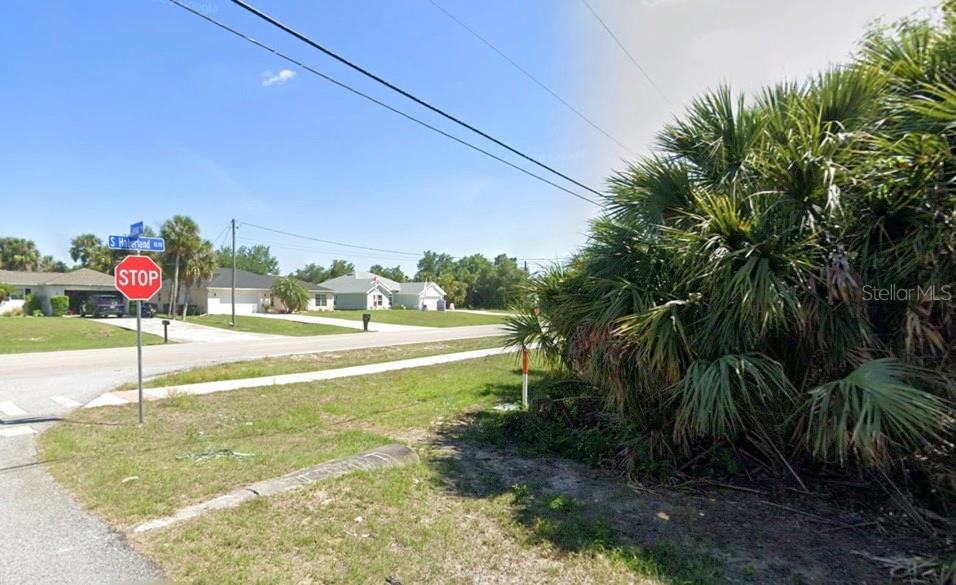 SURVEY AVAILABLE! Nice corner lot in North Port! The parcel islocated on the corner of Caesar and Haberland, and there is a home built on a triple lot right behind it. Electric is available nearby, as is sewer.