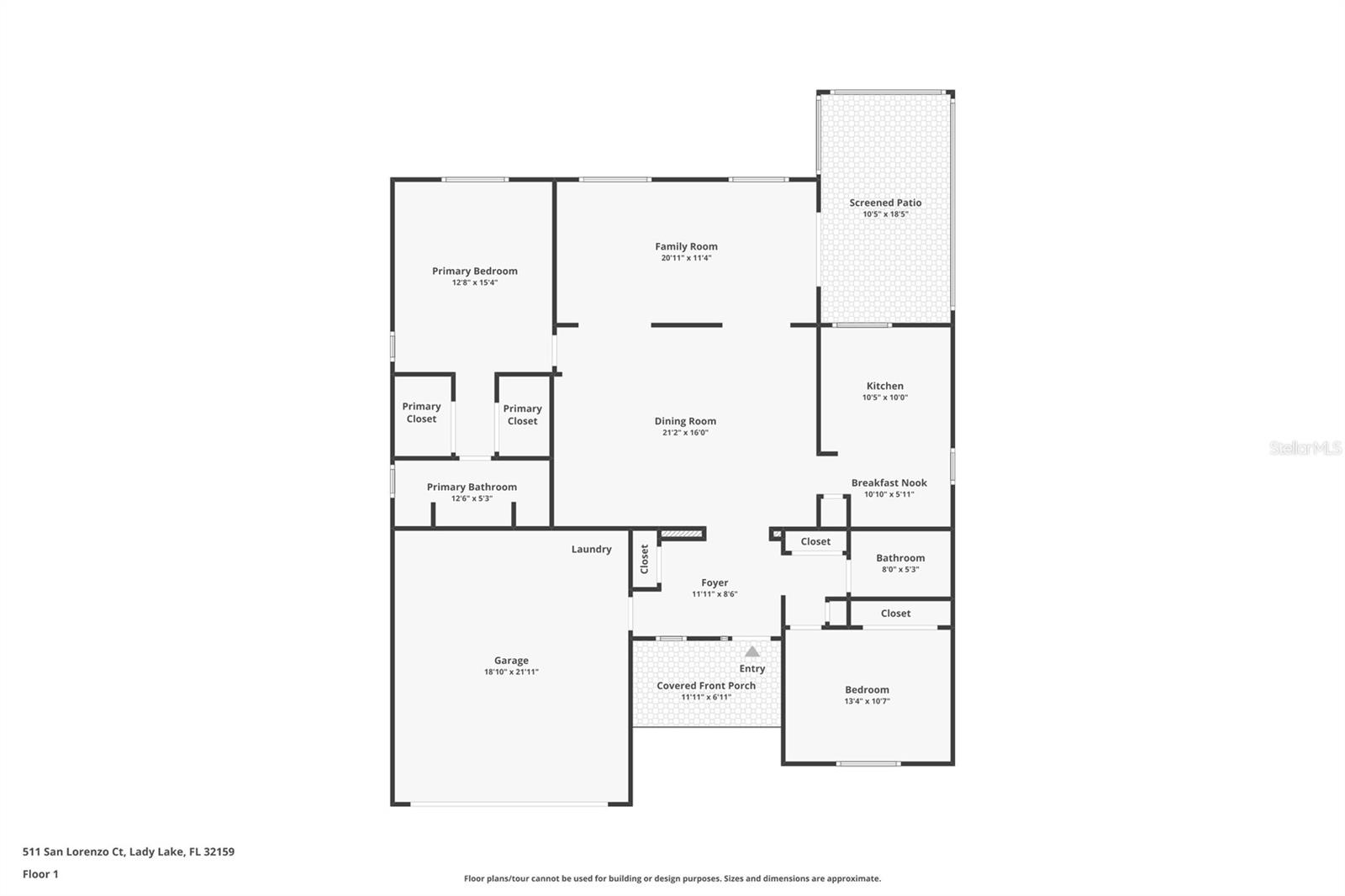LADY LAKE ORANGE BLOSSOM GARDENS UNIT 17B - Residential