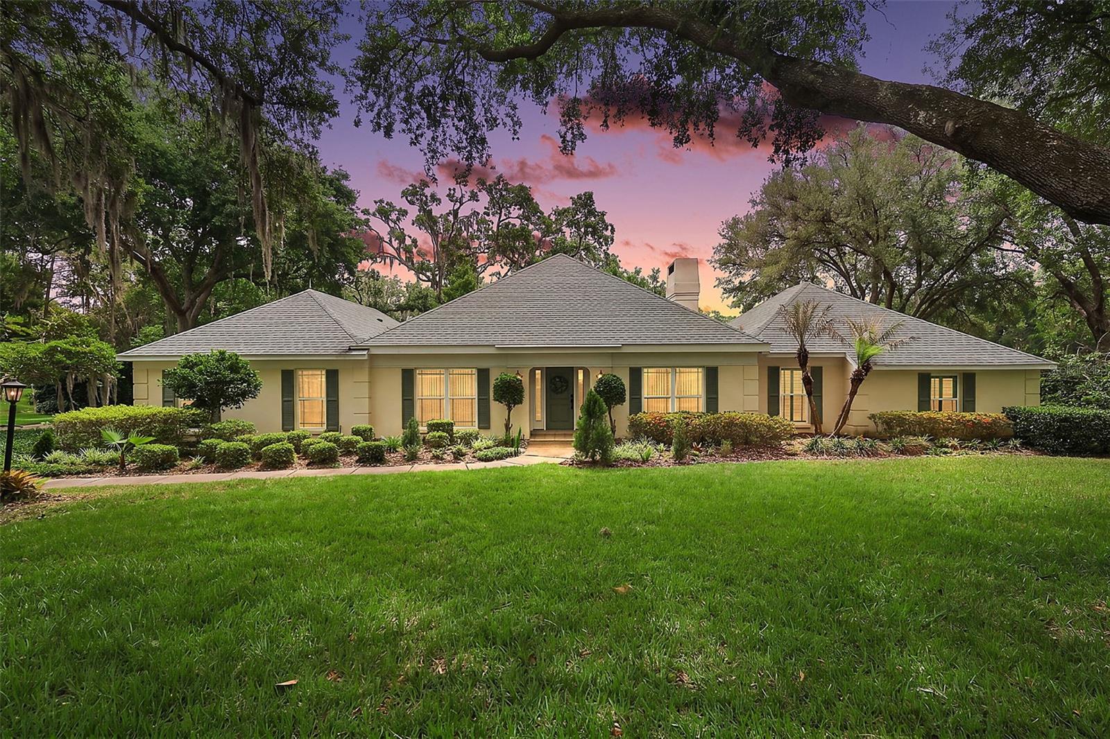 Here is your opportunity to own a beautifully updated residence with exceptional curb appeal, mature landscaping and majestic live oak trees that frame the property with a serene pond view creating a picturesque backdrop in the desirable Silver Lakes Springs community with Deeded access to Silver Lake.
Enter through the front door and you experience timeless elegance from a Foyer that leads you to a formal dining and living room that offer refined gathering spaces. The spacious family room showcases a cozy wood-burning fireplace and sliding glass pocket doors that effortlessly extend the living area outdoors.
The heart of the home is the fully renovated kitchen, featuring custom granite countertops, a striking center island, stainless steel appliances, rich wood cabinetry, a walk-in pantry, and a charming kitchen nook just perfect for both everyday living and entertaining.  
The expansive primary suite serves as a private retreat, boasting a spacious walk-in closet with a custom-built modular closet system and complimented by a spacious en-suite bathroom designed for comfort and relaxation. A guest bedroom with its own en-suite bath provides ideal accommodation for visitors, while two additional guest bedrooms are connected by a well-appointed Jack and Jill bathroom, offering both convenience and functionality.
The screened-in lanai and attached patio create the perfect setting to unwind or entertain while enjoying tranquil pond views. Designed with both luxury and efficiency in mind, this home also includes a 3-zone air conditioning system and solar panels for enhanced energy savings. 
This is a rare opportunity to own a thoughtfully designed, meticulously maintained residence with an open-floor plan featuring a seamless blend of engineered hardwood, tile and carpet flooring complimented by crown molding throughout. 
Roof replacement was completed in 2021 and the Solar panels installation completed in 2024.
Click on the links to watch the Video and 3D interactive tour. 
Schedule your private viewing to tour this amazing property today! NEW PRICE MODIFICATION as of June 10th.