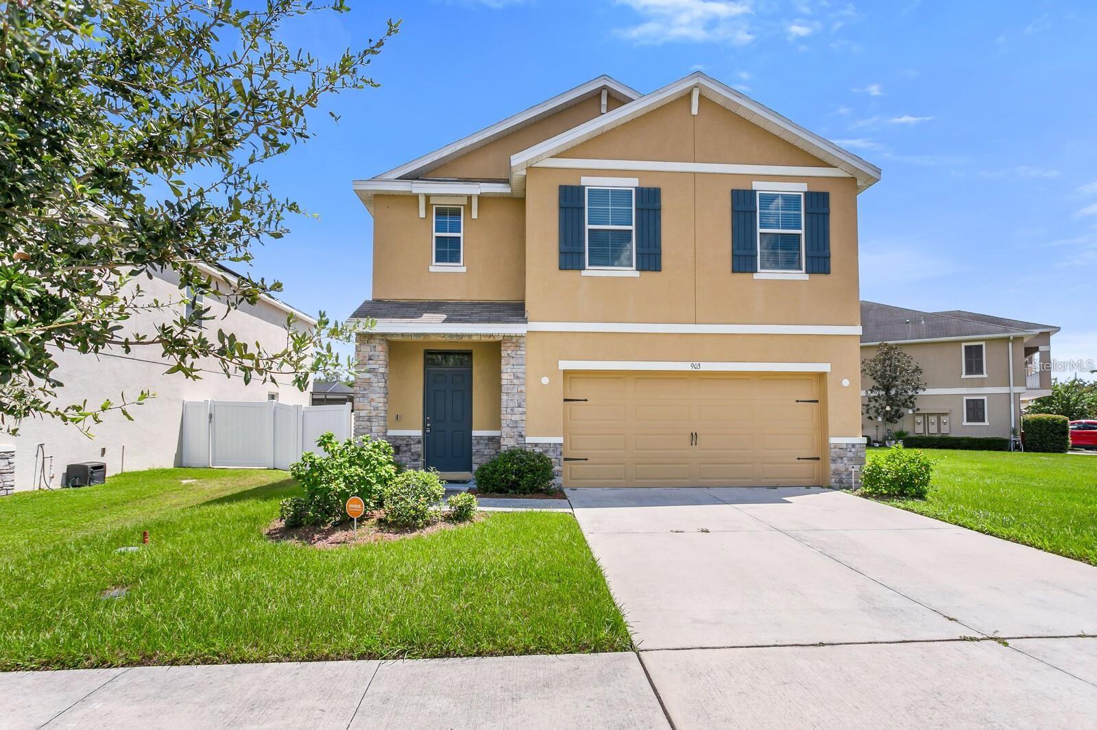 Welcome to Walden Lake!! With so many community amenities including Gated Entry, Swimming Pools, Walking Trails, Basketball Court, BBQ Picnic area, toddler area, shaded cabanas, and playground, you will have so much to do! This home sits on a CORNER LOT, includes 5 bedrooms and 3 bathrooms, and is over 2500 square feet! All the space you need to live comfortable with your family! You will enjoy an airy, open floorplan on the main floor, with the kitchen, dining and living room adjacent and lit up with natural light from the sliding back door. Built in 2019 and many upgrades done in 2020. Also on the main floor there is one bedroom and a full bathroom. Upstairs, there is a loft to enjoy as a relaxation space or even an opportunity for a desk! 4 bedrooms on the top floor with a main bedroom featuring a private bathroom and a HUGE Walk in closet that you need to see to believe! A renters DREAM home!! All of that space and a wonderful community all for just $2600 a month! (No pets, application process and first months rent with security deposit due prior to move-in)