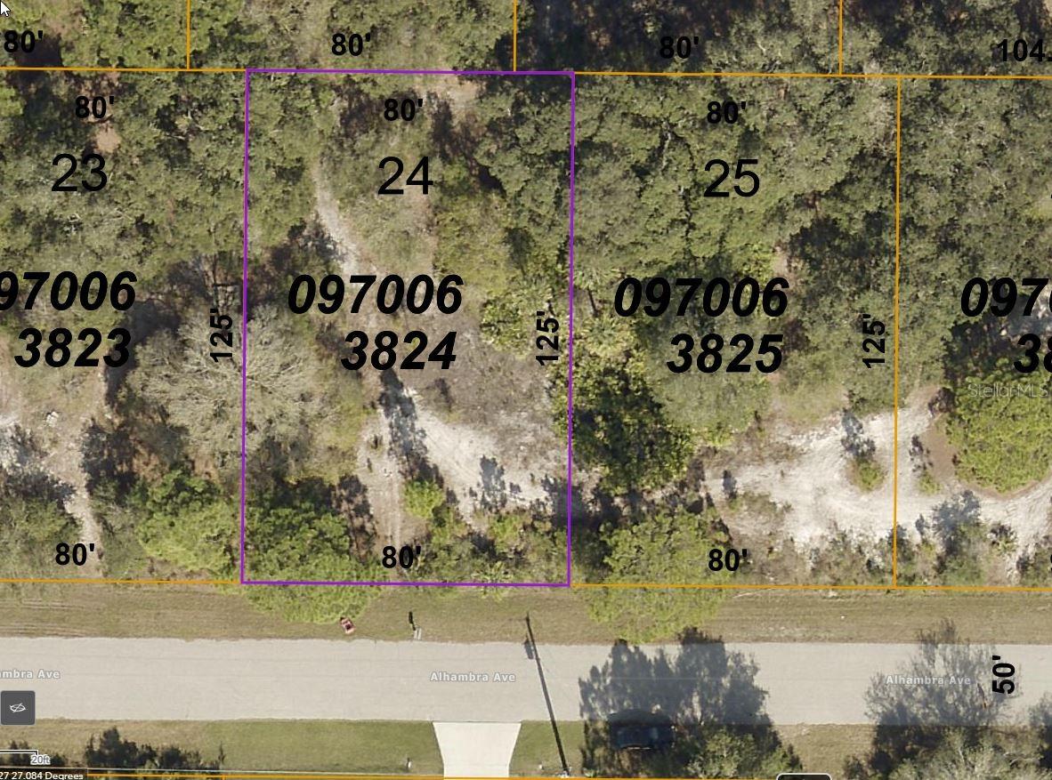 One of two standard size attached building lots that must be sold together allowing buyer options for construction.  Quiet area with new construction and several builders to choose from.  Short distance to shopping in North Port.  Excellent location for a growing family or that retirement home.