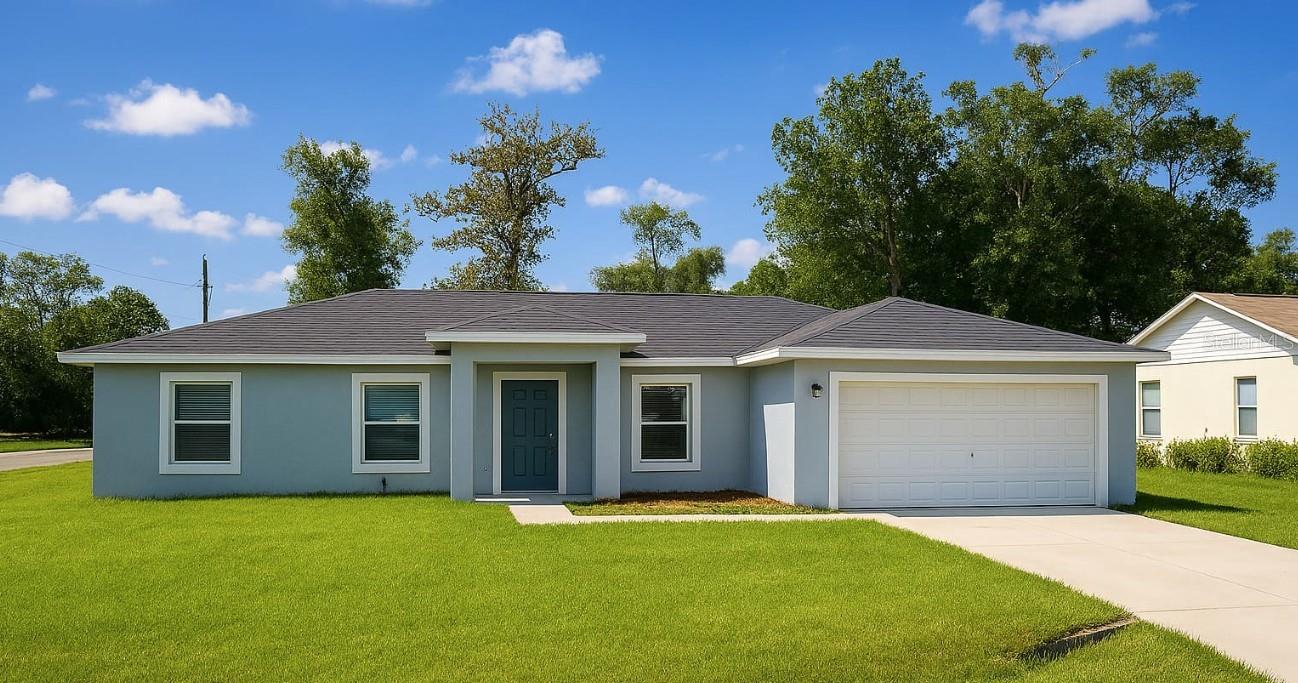 Virtually Staged. Welcome to this spacious 4-bedroom, 2-bathroom home located at 10 Juniper Trail in Ocala, FL. This newer construction home offers a clean modern design, functional layout, and plenty of room to spread out, making it a great place to call home.

Inside, you'll find an open-concept floor plan with durable wood-look vinyl plank flooring throughout the main living areas and a bright, welcoming atmosphere from the moment you walk in. The kitchen features granite countertops, stainless steel appliances, modern cabinetry, and a large breakfast bar overlooking the living and dining spaces, perfect for everyday living or entertaining guests.

The split-bedroom layout offers additional privacy, while the attached garage and washer and dryer connections add convenience. With four full bedrooms, there's flexibility for a home office, guest space, hobbies, or additional storage needs.

This home is pet-friendly with breed approval and a non-refundable pet fee.

Located in Ocala, you'll have convenient access to shopping, dining, parks, and major roadways. Nearby favorites include Publix Super Market at Belleview Regional Shopping Center, Walmart Supercenter, ALDI, and Silver Springs State Park. Popular nearby restaurants include Darrells Dog Gone Good Diner, Riccardos Pizza & Italian Restaurant, Los Magueyes Mexican Restaurant, and Brooklyns Backyard.

Approximate commute times:
15 minutes to Downtown Ocala
20 minutes to The Villages
15 minutes to Ocala International Airport
Easy access to Baseline Road and major commuter routes

Currently zoned for:
Greenway Elementary School
Lake Weir Middle School
Lake Weir High School

If youre looking for a newer home with extra space, updated finishes, and a convenient Ocala location, this one is definitely worth seeing.
