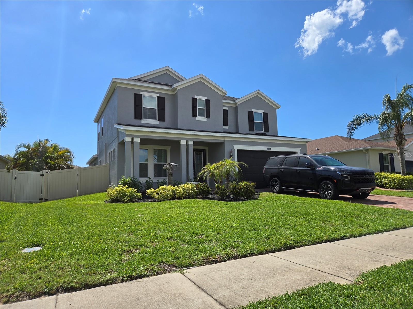 Virtually Staged. Welcome to your Tarpon Springs paradise located in the peaceful neighborhood of Bayshore Heights on a very low-traffic street with great schools nearby. This stunning 2018-built home has been beautifully upgraded to perfectly balance a warm, inviting family atmosphere with the ultimate Florida entertainment lifestyle. Grab your golf cart for a quick trip to the beach and world-class sunsets at Howard Park, or enjoy biking, walking, and paddleboarding just three minutes from your front door. The true showstopper of this property is the newly remodeled backyard recreation oasis, featuring a sparkling saltwater heated pool with a lounging area and fountain, expansive space for dining and entertaining, and pristine zero-scaping that is perfect for pets while leaving plenty of room for your favorite tropical foliage. Inside, the open and airy layout offers three and a half baths for plenty of guest space, a dedicated front office for a quiet workspace, a massive laundry area with abundant storage, and an inviting island kitchen complete with 42-inch cabinets, barely used stainless steel appliances, wine storage, and a huge pantry. Wind down in the main suite featuring a luxurious tub and a majestic bay seating area overlooking the pool, or head upstairs to the ultimate game-night loft complete with a pool table and bar. Blending smart-home technology, energy-efficient spray-foam insulation, a rare pavered driveway, and a fully fenced yard, this home is a move-in-ready sanctuary designed for relaxing, entertaining, and enjoying the very best of Florida living.