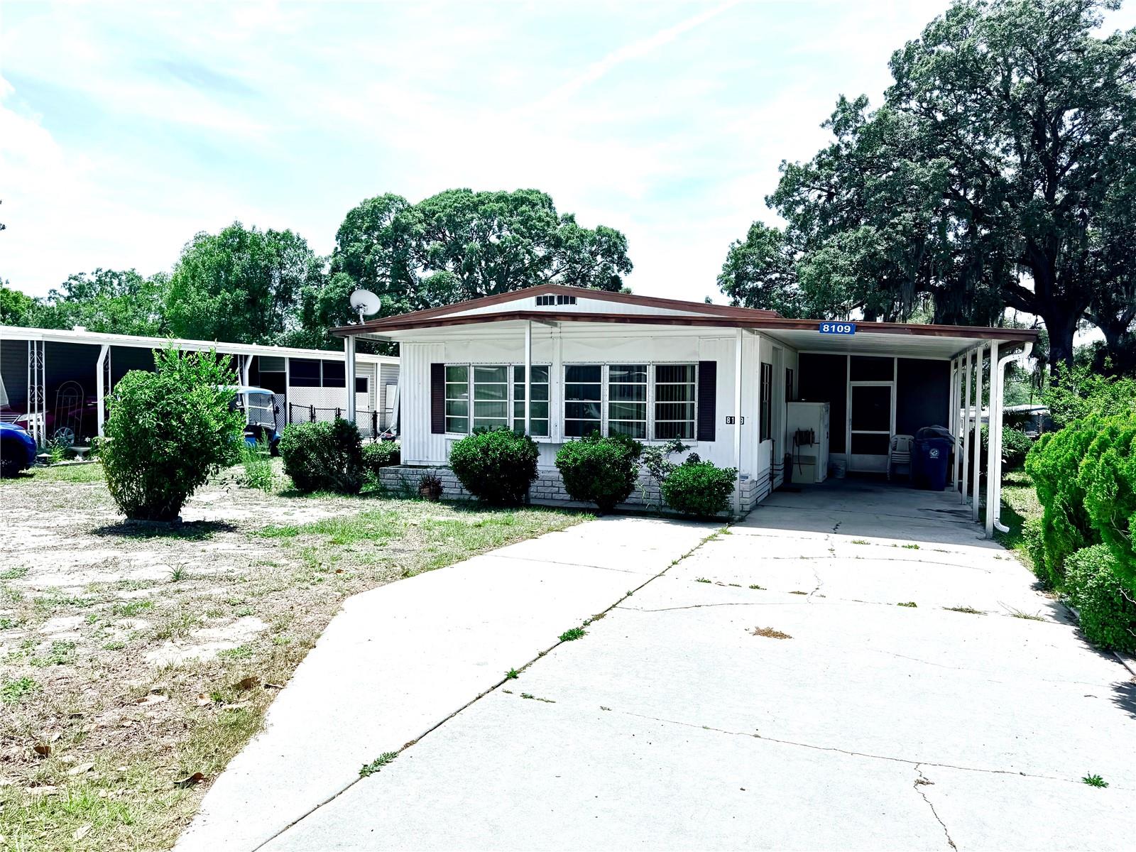 Handyman/Investor Special! Opportunity awaits in the desirable High Point 55+ golf community where you own the land! This 1980 2 bedroom 2 bathroom fully furnished home offers 1,196 sq. ft. of living space and is perfectly situated on the golf course with beautiful views and endless potential. Featuring a spacious layout ready for your personal updates and renovations, this property is ideal for investors, flippers, or buyers looking to create their dream retirement retreat. Enjoy all the amenities and activities High Point has to offer, including golf, clubhouse, pool, and social events. Bring your vision and make this hidden gem shine again! Cash or renovation financing. Call today!