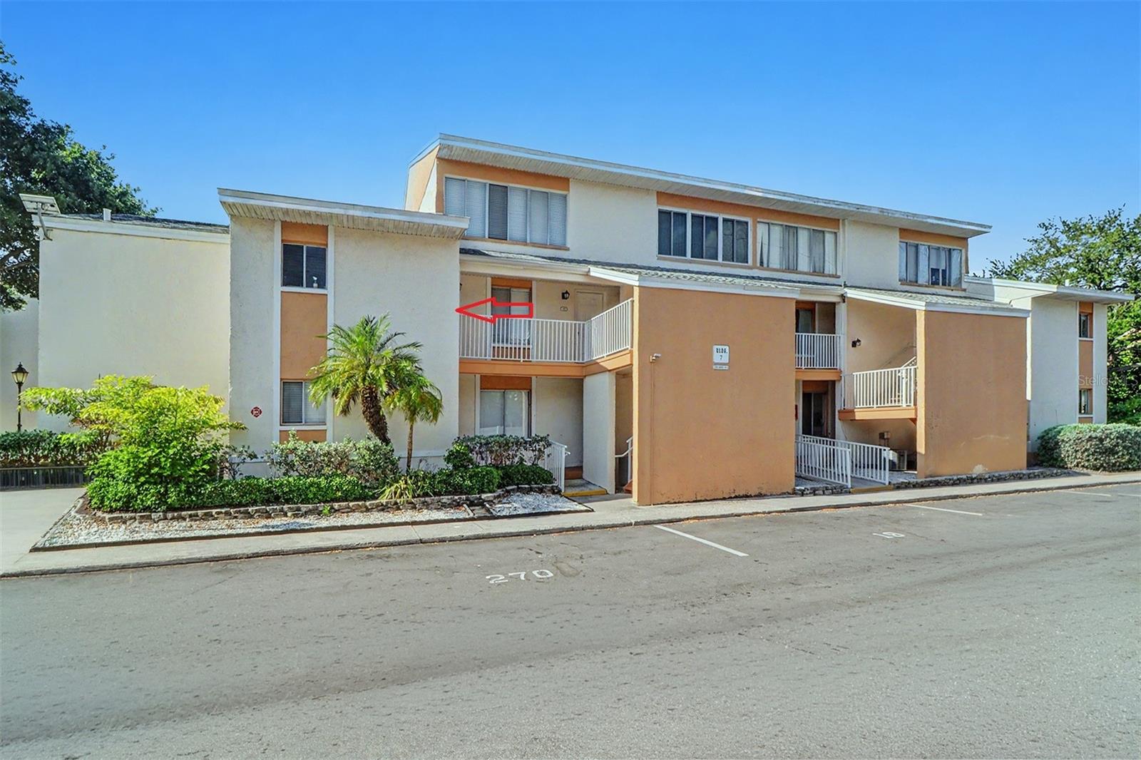 CENTRAL LOCATION and LOW HOW FEE! Gorgeous Move-In Ready , End Unit in Pine Rush Villas! Beautifully Updated 2nd floor, 1 BR/1BA condo with plenty of natural light and a fully tiled, covered balcony partially overlooking the pond and the trees. Get ready to fall in love with the beautifully Updated, Open- Floor plan kitchen featuring Granite Countertops and Stainless Steel Appliances. Enjoy breakfast in the cozy nook or relax in the spacious living area, both featuring large sliding glass doors that lead to the private balcony. New Waterproof Vinyl Flooring, New wall texture and paint, NEW Electrical Panel. Washer/dryer available in the unit. The master bedroom boasts a large walk-in closet. This unit is MOVE IN READY, Everything has been updated, the bathroom was also completely renovated. Pine Rush Villas is an all ages, pet friendly community with Two Sparkling Pools, a clubhouse, and barbeque area. New Roof was just installed on that building. Conveniently located just minutes from the major highways, Downtown St Pete, several lovely Parks, Entertainment, Shopping and the Gulf Beaches. You will love this modern and renovated unit!