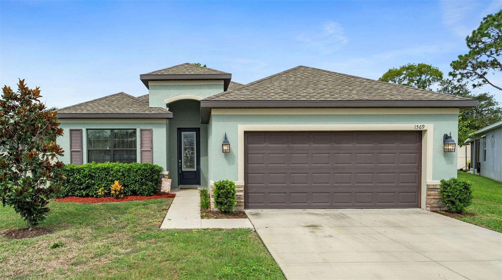 Welcome to River Bend Village! Built in 2021, this newer home is ready for its next owner. Step inside to luxury vinyl flooring and a functional 3-bedroom, 2-bath layout with a dedicated office. Just past the office, you'll find a spacious formal dining room that flows seamlessly into the kitchen and living area. A chef's dream, the kitchen features quartz countertops, a large island, 42-inch cabinets, a pantry, and a dry bar. The owner's retreat is tucked away at the back of the home and offers an en-suite bathroom and walk-in closets.
Two additional spacious bedrooms are split by the full second bathroom. The utility/laundry room leads to your oversized 2-car garage with epoxy floors for easy maintenance. Outside, you'll find a cozy covered lanai and a beautiful paver deck leading to the sparkling pool. 
The huge fenced backyard is a rare find in Pinellas! Talk about location! You're just minutes from Downtown Tarpon, right around the corner from the world-famous Sponge Docks, and a short drive to Fred Howard Park and Sunset Beach. Enjoy sunsets every single night and embrace the true Florida lifestyle boating, fishing, kayaking, and year-round sunshine. Keep your boat at the Tarpon Marina just across the street.
Located in an X flood zone! Enjoy everything the area has to offer while remaining high and dry!