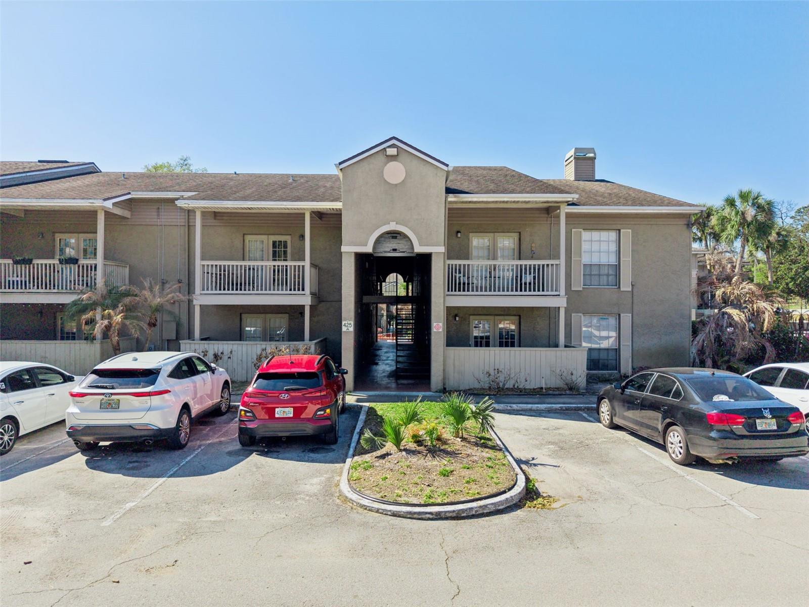 Affordable second-floor studio in Serravella at Spring Valley, ideally located near the pool and clubhouse. Bright, open layout with French doors leading to a private patio—perfect for relaxing outdoors. Condo dues include water, sewer, and trash. Enjoy resort-style amenities including a large pool, clubhouse, 24-hour fitness center, racquetball court, sauna, tennis courts, playground, and picnic areas. Conveniently located just off I-4 with easy access to Downtown Orlando, shopping, dining, and area attractions. Great opportunity in Altamonte Springs!