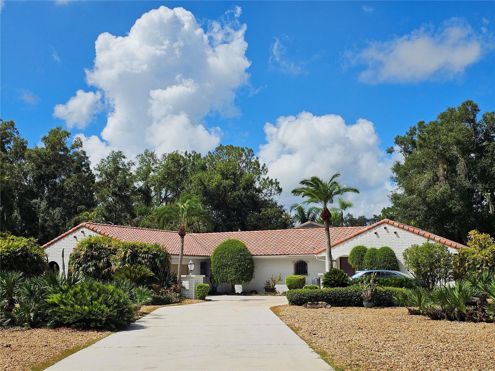 Welcome to your own slice of paradise on the private shores of Lake Lewis located in the highly sought-after gated community of Orchid Springs Estates! This stunning Mediterranean-style estate offers the perfect blend of luxury, comfort, and timeless elegance.  Boasting 4 spacious bedrooms and 4 full baths, this custom-designed home features a beautifully appointed kitchen ideal for entertaining, a dedicated pool bath for added convenience, and multiple living spaces filled with natural light. Step outside to your private screened-in pool oasis, where tranquil lake views and tropical landscaping create the ultimate Florida lifestyle experience.  Enjoy fishing, kayaking, or simply relaxing by the water in this serene, private lakefront setting. With premium finishes throughout and exceptional attention to detail, this home offers everything you need in one of the area's most distinguished neighborhoods.  Don’t miss this rare opportunity—schedule your private tour today!