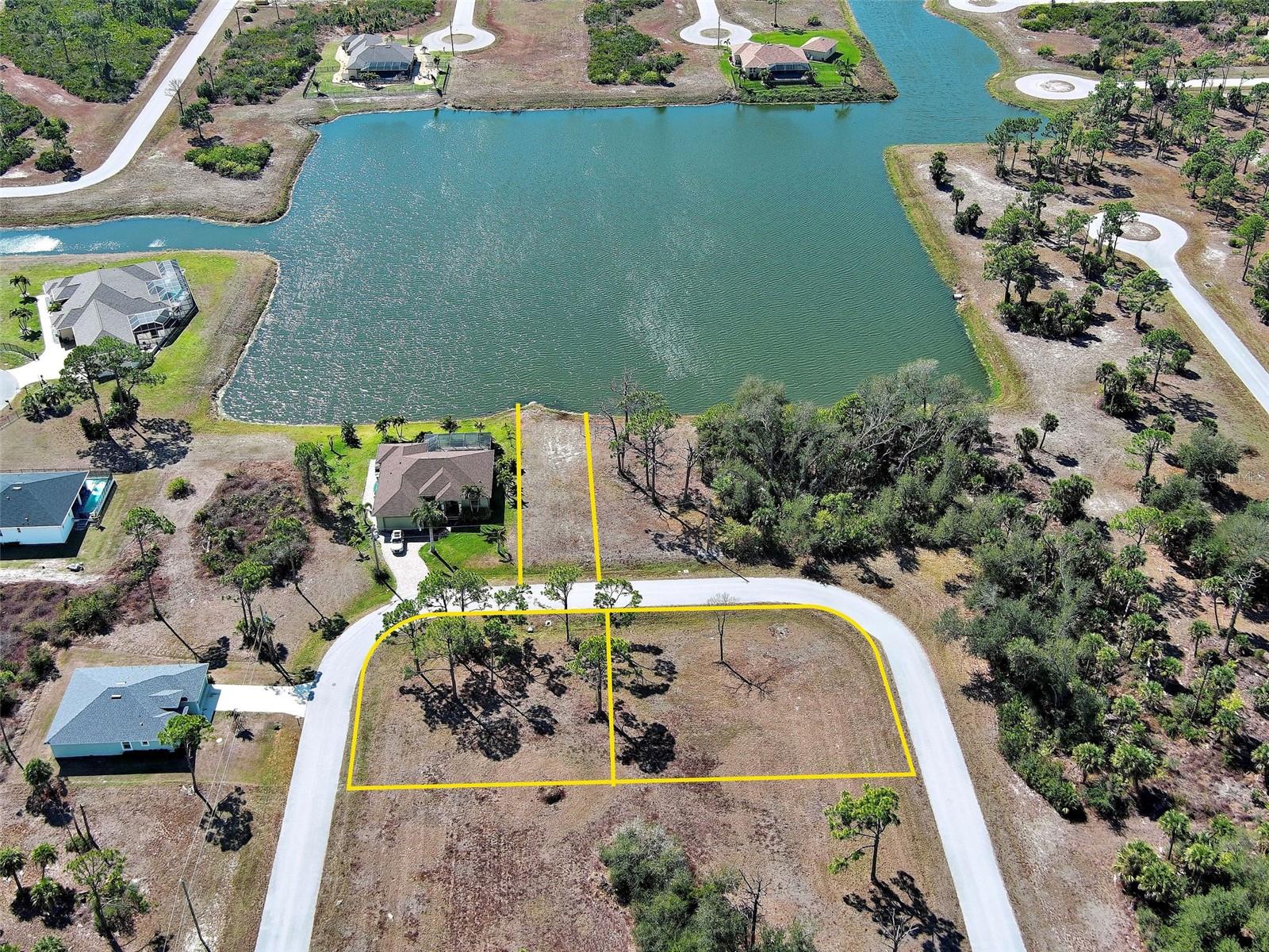 Discover the perfect spot to build your dream home on this beautiful CORNER DOUBLE LOT offering 80x200 FT in the serene Rotonda Sands community. You will always have a Waterview thanks to the 30 ft. Easement along the water. These lots offer a peaceful setting with close proximity to the stunning Boca Grande beaches, shopping, and dining. With public water and sewer available, these lots are ready for your custom build. Don’t miss this opportunity to create your own slice of paradise in a growing and desirable area! Lots are only sold together!


These 2 perfect lots are located close to five Rotonda golf courses totaling 99 holes of fun and challenging play, Tennis Courts, a beautiful 165 acre Park, featuring a new Community Center, many lakes, abundant tropical landscape and wildlife with miles of biking and walking trails. Take a short car ride to the Gulf Beaches of Boca Grande, Englewood, or Manasota Key to name a few where you will find world class fishing and sand between your toes. Other area amenities include boating, boat ramps, Marinas, fine dining, shopping malls and the Charlotte Sports Park. Fly direct into several nearby international and regional airports offering a wide variety of destinations!