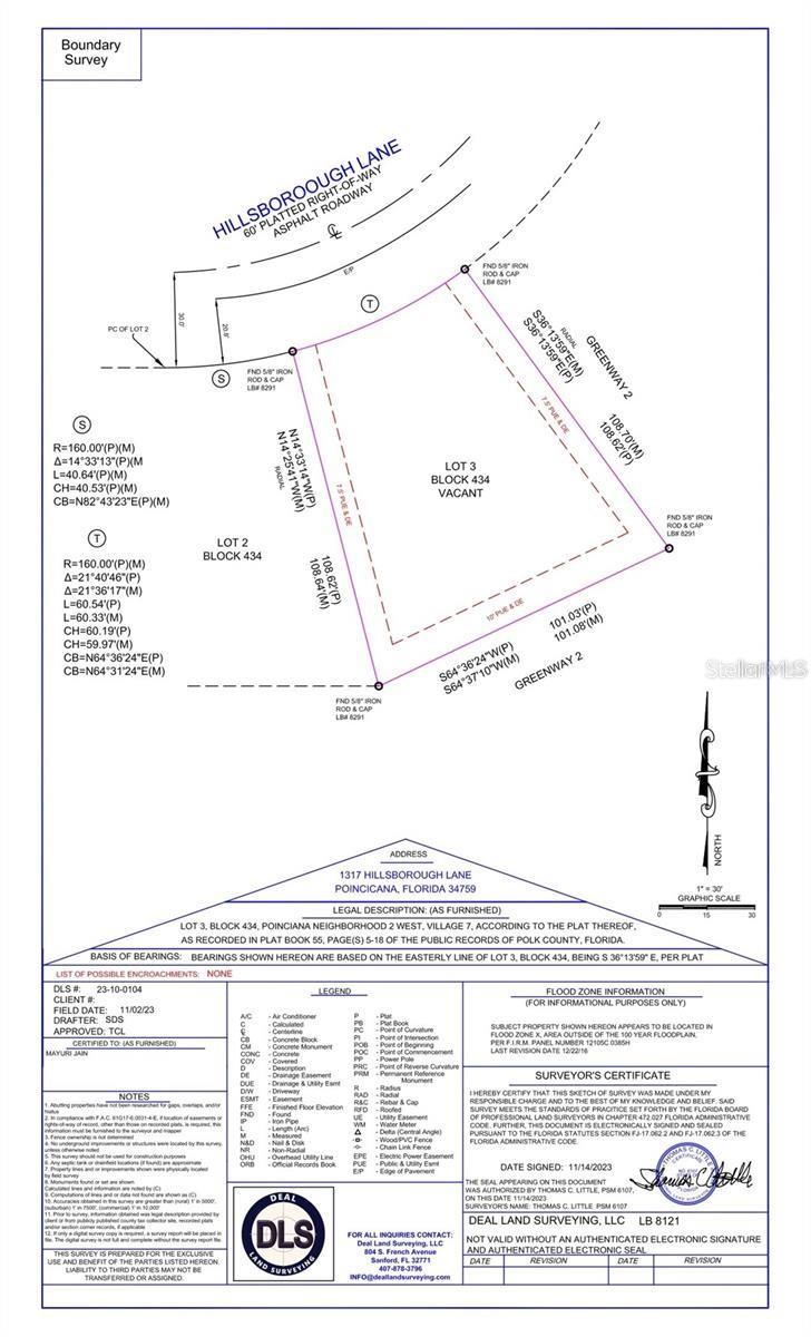 Prime Opportunity for Builders & Investors! Build your dream home in the booming Poinciana Villages community. This rare parcel offers privacy with no rear or side neighbors and is perfectly located near Lake Marion Marina, top schools, medical facilities, restaurants, and world-famous attractions like Disney and Universal Studios. With No Flood Zone and endless potential, this property will not last. Be the first to claim it!