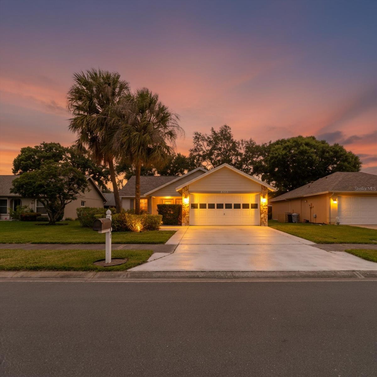 Welcome to this inviting Florida 3-bedroom, 2-bathroom home, where comfort and convenience collide in a fantastic location and a fantastic gem of a neighborhood. With recent updates and thoughtful details throughout, this home is move-in ready and perfect for those looking to enjoy the best of Florida living. The home boasts stainless steel kitchen appliances, and a washer and dryer conveniently located in the attached two car garage. An expansive lanai that stretches the entire back of the home. Recent updates include a newer roof and a/c (2020), and a new water heater (2023). Nestled in the serene, all-ages community of Ciega Village within The Lakes neighborhood, this home offers exceptional value with affordable HOA fees of just $200/month. The HOA covers: yard maintenance, reclaimed water for sprinklers, basic cable, and high-speed internet. Enjoy access to a heated and cooled community pool, shuffleboard courts, and clubhouse amenities. The community pool is conveniently located just a block away! Situated near a variety of attractions to give plenty of recreational options, this home is perfect for those seeking leisure and accessibility. Nearby amenities include Roosevelt Wetlands, Mainlands Golf Course, Freedom Lake Park, featuring a dog park, fishing spots, picnic areas, fitness stations, and walking trails. Gulf Beaches, coffee shops, shopping centers, and dining options are also nearby, with easy access to major airports. Embrace the quintessential Florida lifestyle in this peaceful community while enjoying all the conveniences of modern living. Schedule your showing today and make this beautiful home yours!