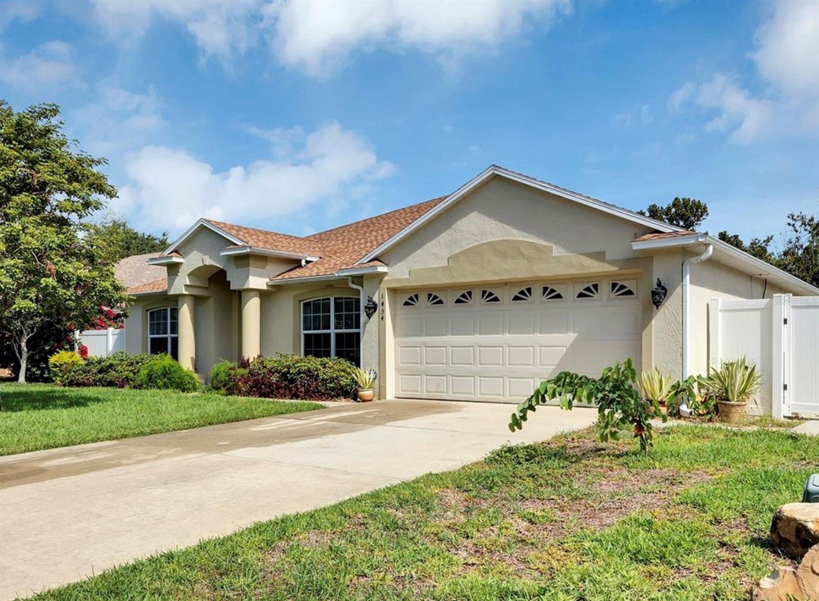 Now is your chance to own this beautiful 3 bedroom, 2 Bath home which features an open floor plan, offering a large chef's kitchen with double islands, granite countertops and newer stainless steel appliances. Watch TV or entertain right from the kitchen as it overlooks the oversized family room. The split plan offers a large primary bedroom, with double walk-in closets, the large primary bathroom offers a walk in shower, garden tub and double sinks. Work from home? No problem, the office features a built in desk and double glass doors for privacy. Head right out to the patio through the sliding glass doors in the family room to the beautiful fenced in backyard, perfect for entertaining and relaxing under the covered screened patio. Located just minutes from grocery, shopping, I-4 and walking distance to the Spring-to-Spring Trail! This home is a gem and won't last long, schedule your showing today! ;Water: City