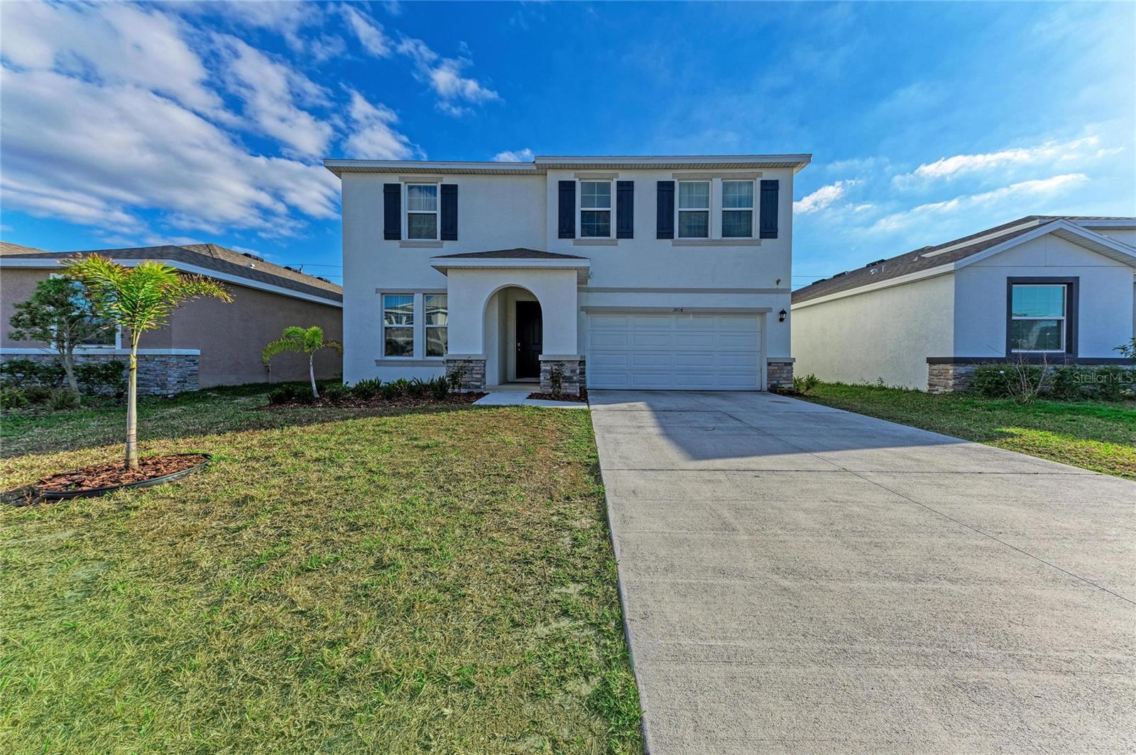 Welcome to 3804 Turning Tides Terrace, where comfort meets convenience in the heart of Bradenton! This beautifully maintained home is nestled in a quiet, well-kept community and offers the perfect blend of modern living and everyday functionality.

This is Two-story, all concrete block constructed home has a large open concept first floor with a kitchen overlooking the great room, dining area, and a covered lanai. A flex room at the entrance of the home. Step inside to an open and inviting floor plan filled with natural light, ideal for both relaxing and entertaining. The spacious living areas flow seamlessly into the kitchen, which features ample cabinetry, generous counter space, and room to gather with family and friends. The primary suite provides a private retreat with a walk-in closet and en-suite bath, while additional bedrooms gives you flexibility for guests, a home office, or growing needs.

Enjoy Florida living year-round with a covered patio and backyard space perfect for morning coffee, weekend barbecues, or simply unwinding after a long day. Located just minutes from shopping, dining, schools, and major roadways, this home also offers easy access to beautiful Gulf beaches, downtown Bradenton, and nearby Sarasota.

Whether you’re a first-time buyer, downsizing, or looking for a smart investment, this home checks all the boxes. Don’t miss your opportunity to make this your own—schedule your private showing today!