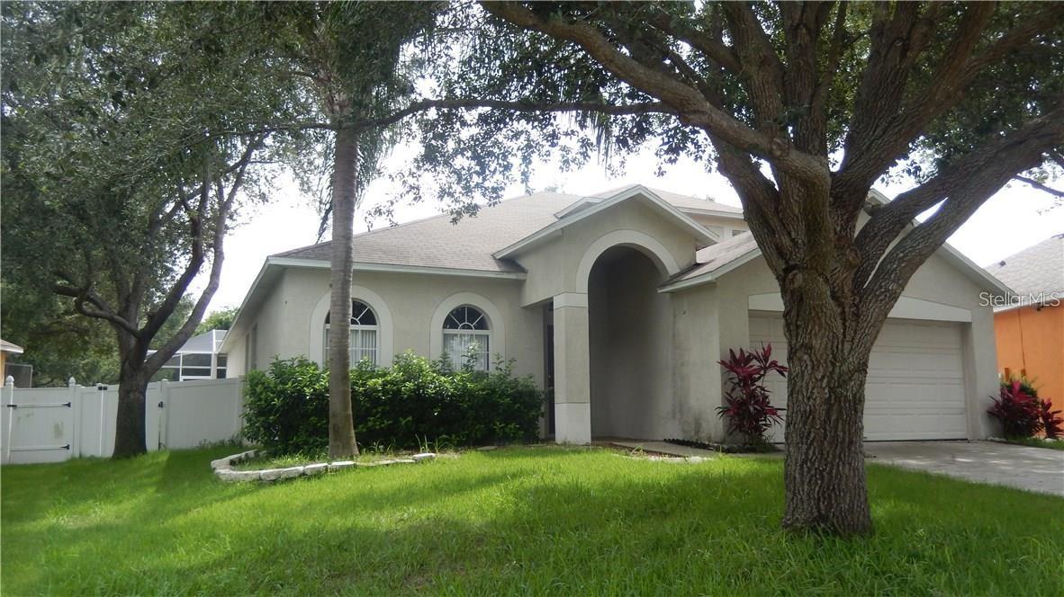 Highly sought after school district! 5 bedrooms, 3 full baths, master and 3 additional bedrooms downstairs (3 way split). 1 bedroom, 1 bath plus loft or living room upstairs great for in-laws quarters. New luxury vinyl plank flooring downstairs and in upstairs bath.  New carpet upstairs. Formal living/dining combination, island kitchen overlooking POOL. Master bath with garden tub and separate shower. Large walk in closet.  Inside utility room and. Oversized 2 car garage. White PVC privacy fencing, screened POOL. Pool and yard chemical service included. Cleaning to be completed prior to move in.   Ample closet and storage.  Lease admin fee of $250 due at the signing of the lease.