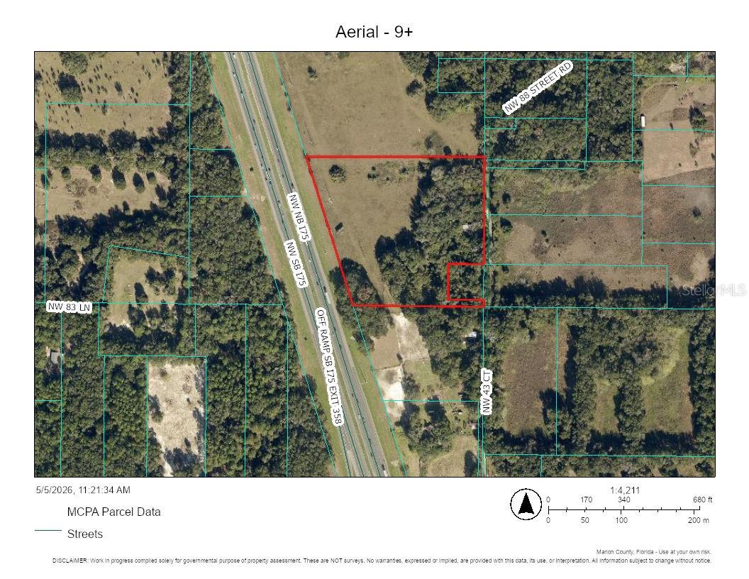 LOVELY Green pasture land with well available with 600+ ft of frontage on HWY 75.  Private access from NW Gainesville Rd