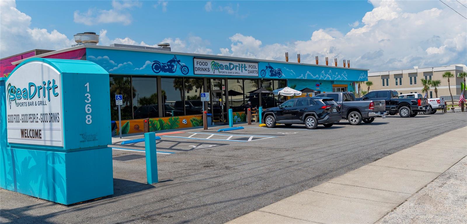 Great Opportunity to own this Ormond Beach, Beach Side Property and Sports Bar Business located just across the street from the Atlantic Ocean. Owner selling the business as a Turn-Key operation making it EZ to take over the ongoing business! The building was completely remodeled with an all electric kitchen with 3 phase equipment, walk-in cooler & a walk-in freezer, upgraded electrical system, 3-ADA rest rooms, large walk-in beer cooler by bar area. Added beams for a second floor ocean view deck over the bar area and planning for a dumbwaiter and elevator. The  business was moved form a former close by location and continues to serve good food, full service liquor bar, lots of games, pool tables, & great fun for all. This one of a kind opportunity should make a great long term investment for that buyer acquainted with the sports bar business. For additional information the NDA must be signed and prof of funds presented.