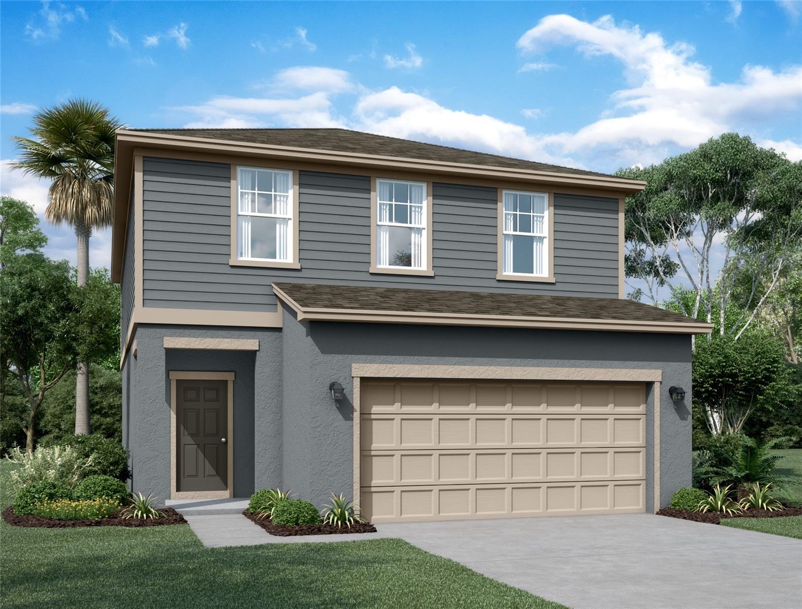 Under Construction. The Magellan offers a spacious layout featuring 4 bedrooms and 3 full bathrooms. As you enter the home, you're welcomed into the foyer with immediate access to the staircase leading to the second floor. Continuing through the main level, you'll pass a storage closet, a bedroom with a full bath, and entry to the two-car garage. The home then opens into the family room, dining area, and kitchen-offering a comfortable and connected living space. Upstairs, a spacious loft serves as a central gathering area, leading to two additional bedrooms, each with its own walk-in closet and a shared full bath. The second floor also includes the primary bedroom, featuring a private bath and a generous walk-in closet, as well as a conveniently located laundry room. Conservation Views - backs up to no neighbors!
