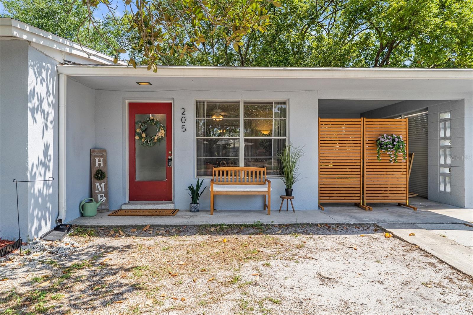 Cozy updated CONCRETE BLOCK single family home on a SPACIOUS 0.18 ACRE LOT in a truly central location! The home features a carport for convenient covered parking, which also doubles as a covered porch space to enjoy the outdoors. The covered carport is an excellent set up for enclosing it in the future to add additional flex space! With NO HOA, you’ll appreciate the freedom to make the property work for your lifestyle, along with plenty of flexible parking. The comfortable interior layout flows easily from the living space into the dining area and the fully UPDATED KITCHEN with newer appliances. Down the hallway, you’ll find 3 bedrooms and a RENOVATED BATHROOM with a fresh, modern design that ties the home together. Main systems are already taken care of with UPDATED ELECTRICAL, NEWER HVAC (2022), WATER HEATER (2020), and RAIN GUTTERS upgraded with leaf filters. Roof (2013) is still in great shape. SLIDING GLASS DOOR in the living room was replaced in 2023, plus Washer and Dryer are included! Enjoy the LARGE BACKYARD equipped with a spacious STORAGE SHED. With a PRIME LOCATION, you’re just a 10–15 minute drive to Winter Park, Maitland, Tuskawilla, Winter Springs, and Altamonte Springs, with quick access to shopping, dining, parks, and everyday conveniences. TO SEE MORE OF THE HOUSE, WATCH THE VIDEO/VIRTUAL TOUR!