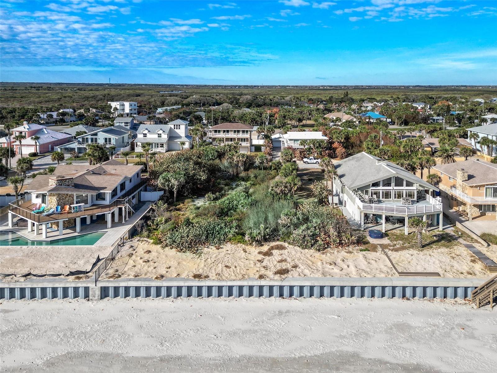 Under contract-accepting backup offers. UNDER CONTRACT AND ACCEPTING BACKUP OFFERS!   Located on one of New Smyrna Beach's most coveted streets, 4715 Van Kleeck Drive offers a unique opportunity to build your custom Ocean Front Home on an Over-Sized Lot With New Seawall (completed 2025). This beautiful property is 80'x 225' (.41 acre) and sits High & Dry (see attached FEMA Flood Zone Map - Zone X). Making this property even more special, 4715 is located on Van Kleeck Dr., South of Watts, near the South end of Van Kleeck and approx. 1 mile from any public parking for public beach access. The property affords direct ocean/beach frontage on No-Drive Beach. Please see virtual tour and photos to fully appreciate this special opportunity. Please see attached Disclosures and Survey.
