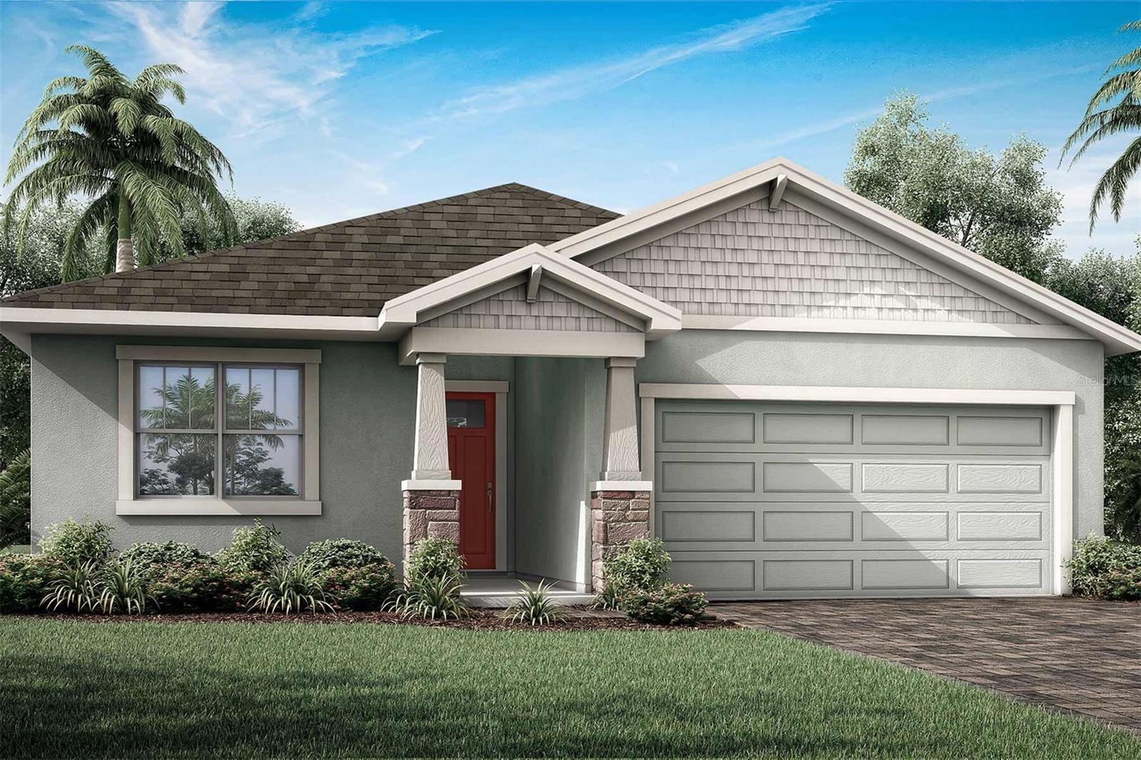 Pre-Construction. To be built. The Glades is a well-designed single-story home offering just over 2,000 square feet of comfortable, open-concept living space. Featuring 3 bedrooms, 2 bathrooms, a versatile flex room, and a 2-car garage, this home is ideal for families and anyone who values both function and flexibility.
At the heart of the Glades is a spacious kitchen that spans two walls, offering plenty of room for appliances, storage, and meal prep. A central island with a breakfast bar makes quick meals or casual gatherings easy and enjoyable. The kitchen flows effortlessly into the dining area and great room, creating one large open space that's perfect for entertaining. The dining space comfortably accommodates a table for up to eight, while the great room offers ample seating and features glass sliders that open to a covered lanai—perfect for indoor-outdoor living.
The owner's suite is tucked at the rear of the home for added privacy. This peaceful retreat includes a walk-in closet, raised dual sink vanity, glass-enclosed shower with a high-level window for natural light, and a linen closet for additional storage. Bedrooms 2 and 3 are located at the front of the home, just off the foyer, and share a full hallway bath—ideal for everyday living, guests, or home office needs.
The flex room, located off a separate hallway alongside the laundry room, adds an extra layer of privacy and versatility. Whether used as a home office, hobby room, or quiet retreat, this space easily adapts to your lifestyle.
The Glades is situated in the highly desirable master-planned community of Pasadena Ridge in Dade City. Residents will enjoy access to future resort-style amenities, including a pool with splash pad, covered cabana, pickleball courts, a tot lot, paw park, and clubhouse with fitness center, making this home a perfect blend of comfort, community, and convenience. Photos, renderings and plans are for illustrative purposes only and should never be relied upon and may vary from the actual home. Pricing, dimensions and features can change at any time without notice or obligation. The photos are from a furnished model home and not the home offered for sale.