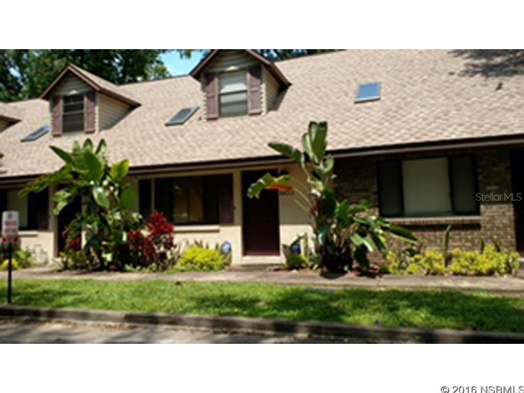 2-story unit conveniently located midway between International Speedway Blvd. and Granada Blvd. Condo has been recently re-painted, new flooring and has undergone other improvements. Quiet location; gated complex. Cute rear patio with privacy. Roof was replaced in 2014. Stove, refrigerator 4 yrs old; dishwasher 2 yrs. old, new garbage disposal.  Transferable warranties on most appliances. Water heater new 2012. All information recorded in the MLS is intended to be accurate but cannot be guaranteed. ;LocationDescription: Condo ;Water: City