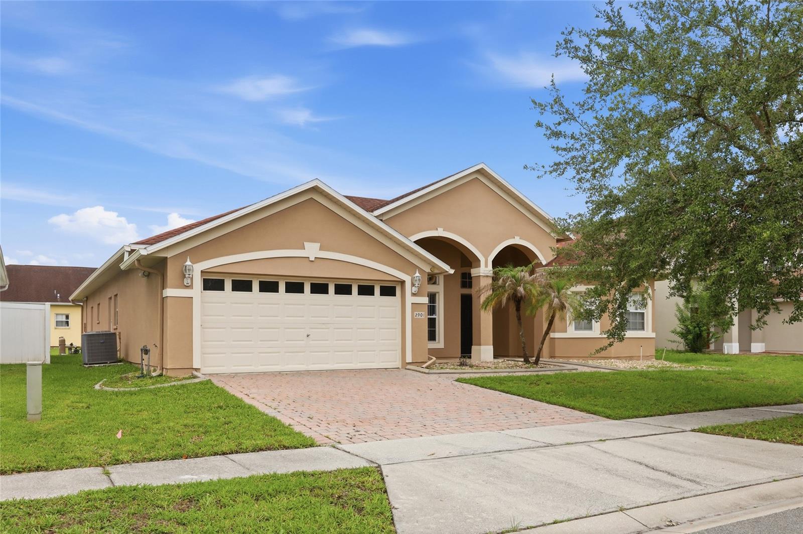 Welcome to this beautifully maintained 4-bedroom, 3-bath pool home with serene pond views, located in the sought-after gated community of Brighton Lakes. This spacious home features Fresh interior paint throughout, all new Vinyl flooring and a new HVAC system, ROOF 2018 offering comfort and peace of mind for years to come, all new appliances, new light fixtures, new outlet switches, new pool motor. Enjoy Florida living at its best with a private pool overlooking the water perfect for relaxing or entertaining. Brighton Lakes offers a low HOA and fantastic community amenities including a resort-style pool, fitness center, and playground. Conveniently located near shopping, dining, schools, and major attractions. Don't miss this opportunity to own a move-in ready home in one of the area's desirable gated communities of Kissimmee. Contact us today for your private tour!