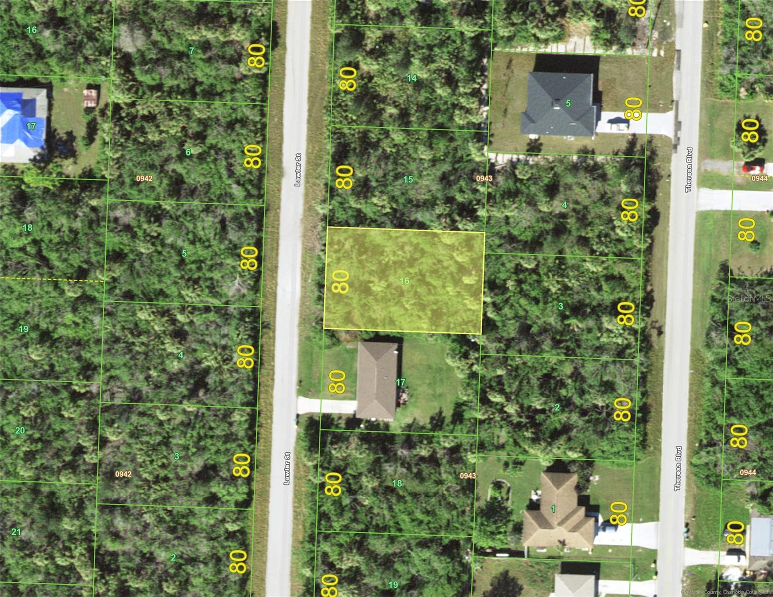 Great location, just minutes to the center of Murdock, the main commercial center of Port Charlotte. There are restaurants galore and plenty of shopping spots . While this area had gone relatively undeveloped, now new houses are starting to pop up everywhere. This property is outside of the flood zone. Check this lot out for your dream home! 
Land, Site, and Tax Information
