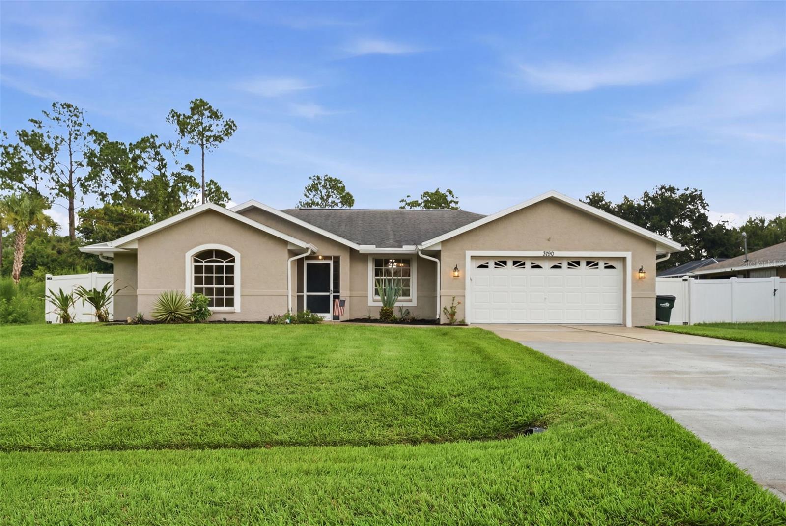 Welcome to your Florida dream home! Beautifully renovated and move-in ready, this 3-bedroom, 2-bath home offers the perfect combination of modern style, privacy, and convenience. Designed with a desirable split floor plan, the layout provides comfortable everyday living with a private primary suite separated from the guest bedrooms.

The heart of the home is the stunning, newly remodeled kitchen featuring crisp white cabinetry, Quartz countertops, stainless appliances, and plenty of workspace for cooking and entertaining. Luxury vinyl plank flooring flows throughout the home, creating a fresh, cohesive look with easy maintenance. Both bathrooms have also been tastefully renovated with stylish finishes, giving the home a clean, updated feel from top to bottom.

Step outside to your own backyard retreat. Enjoy year-round Florida living in the sparkling screened pool, surrounded by a fully vinyl-fenced yard that offers privacy for outdoor gatherings.

The attached two-car garage provides ample storage for vehicles, beach gear, golf clubs, and more.

Conveniently located with quick access to I-75, this home puts you within easy reach of shopping, dining, medical facilities, and everyday conveniences. Spend weekends exploring Southwest Florida's beautiful Gulf beaches, teeing off at nearby golf courses, or enjoying parks, nature trails, and boating.

Schedule your private showing today and experience everything this exceptional property has to offer!