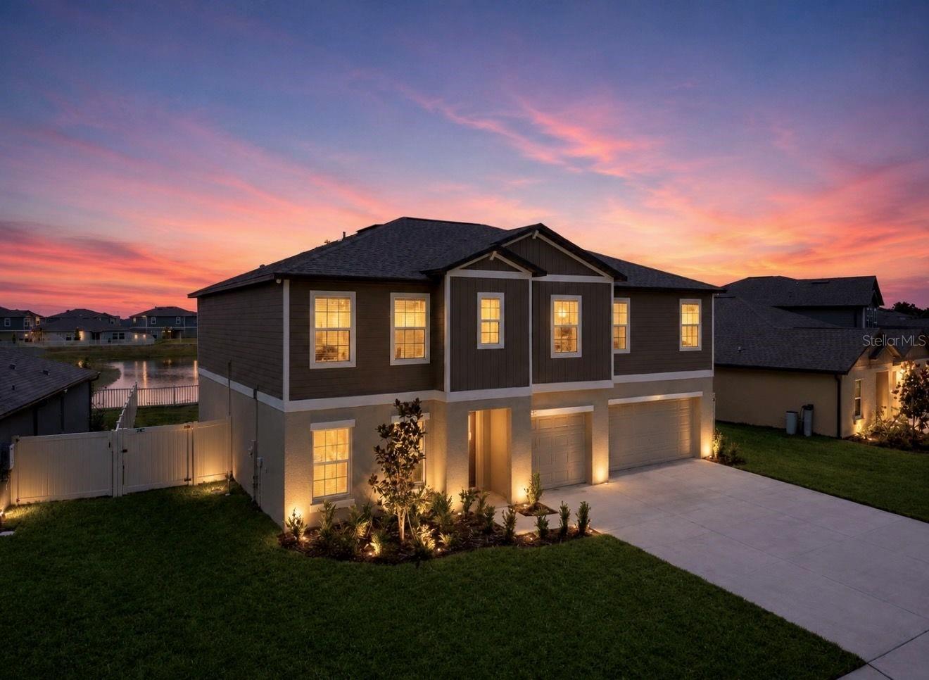 Welcome to the kind of home that truly has room for everyone and everything. With 5 bedrooms, 4 full baths, a 3 car garage, and nearly 3,500 square feet of under air living space, this home was designed for comfort, flexibility, and everyday living.

The first floor features a bedroom and full bath, perfect for guests, multigenerational living, or anyone who wants a little extra privacy. The heart of the home is the dream kitchen, beautifully designed for gathering, entertaining, and making everyday life feel a little more special. The open living space is anchored by a custom built-in fireplace wall that instantly adds warmth, style, and character. You’ll also love the dedicated office space, ideal for working from home, homework, or keeping life organized.

Step outside to a fully fenced backyard with a peaceful pond view, plus an adorable playhouse that makes this yard feel extra special. Upstairs, you’ll find four additional bedrooms, including the spacious owner’s suite, along with a large loft, convenient upstairs laundry, and plenty of room for everyone to spread out.

Located in the heart of Parrish, this amenity-rich community makes it easy to enjoy the Florida lifestyle without ever leaving the neighborhood. Even better, it is one of only a handful of neighborhoods zoned for Barbara Harvey K-8, adding even more value and convenience to this incredible location.

Enjoy a zero-entry pool with cabanas and hammocks, pickleball, tennis, bocce ball, a state-of-the-art clubhouse with a kitchen, meeting room, billiards, BBQ grills, playground, fitness center, and locker rooms with showers.

This is more than a home. It’s space, lifestyle, and convenience all in one.