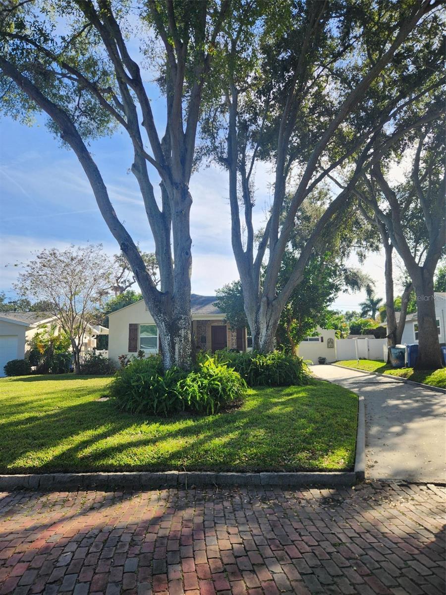 One or more photo(s) has been virtually staged. Allendale Terrace's cutest house! This high & dry, block constructed bungalow features 2 large bedrooms & 1 bathroom along with an amazing kitchen remodel including ss appliances, refinished oak hardwood floors and a huge screened in porch for entertaining along with a climate controlled 8 x 10' detached office building and a big 12 x 16' storage shed. Home also has Gas appliances (clothes dryer, stove & tankless water heater) along with water softener and deep well & sprinkler system. Main house could be rented for $3200 per month). The In-Law unit includes 1 bedroom & 1 bathroom with kitchenette installed for short- or long-term rental ($1500 - 1800 per month income), or use as housing for an older child, or aging parent. This home sits on a huge 60' x 124' lot with a brick & tree lined street half a block from Allendale Terrace Park. Walking distance to Publix & Aldi's grocery stores, Crunch Fitness, Golden Isle brewery and many other restaurants and businesses nearby. Best neighborhood in Allendale Terrace! Home being sold "as is"