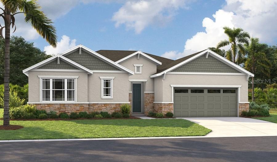 Discover the impressive Dominic, available for quick move-in! A welcoming covered entry leads past the study into a spacious great room designed for ultimate comfort. The gourmet kitchen is a standout feature, complete with 42" cabinetry, a center island with sleek quartz countertops, stainless-steel appliances, and a walk-in pantry. The luxurious primary suite offers a peaceful retreat, featuring an expansive walk-in closet, a walk-in shower, and private bath. Three secondary bedrooms offer comfortable space for family or guests. Additional highlights include a convenient laundry room, 12’ multi-slide doors leading to a covered patio perfect for outdoor relaxation, and a three-car garage. Schedule your tour today! Nestled in the rolling hills of Clermont, Bongard Estates boasts a desirable location in one of Central Florida’s fastest-growing areas. The neighborhood features an ideal blend of scenic natural beauty, modern convenience, and elevated living, with easy access to shopping, dining, notable schools, major commuter routes, and popular outdoor recreation. Your dream home is waiting at Bongard Estates!