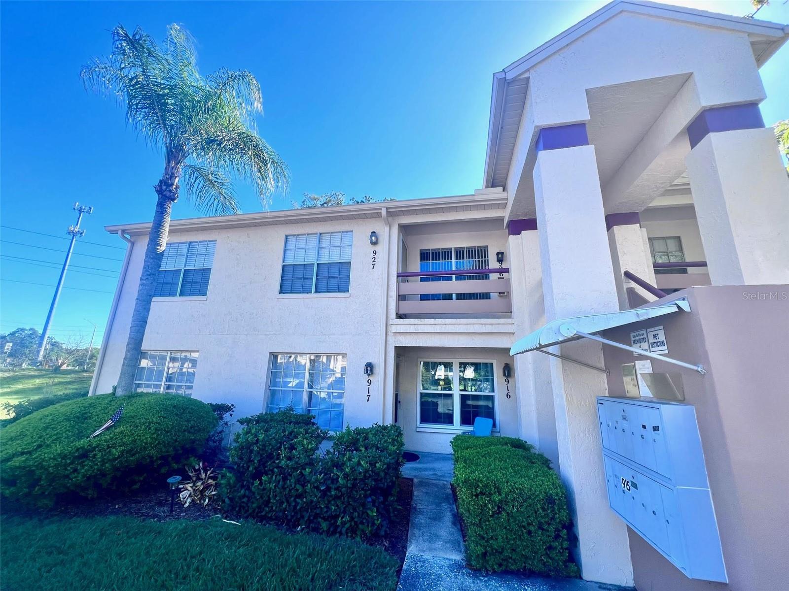 Wonderful Luxury 2nd Floor Condo with amenities and lifestyle you want in the desirable Millpond Community! This charming condo completely remodeled has 2 bedrooms with 2 Full Baths plus inside laundry with plenty of space for storage. *Washer & Dryer stackable combo Included* From the entry to the Bedrooms you will find Beautiful Wood Laminate flooring throughout and Fans in all the rooms. Shows like a Model! The kitchen has Granite Counters, Stainless Steel Appliances, sleek Cabinets and a breakfast bar that overlooks the living room area with cathedral ceilings & with access to a covered & screened Porch space. The Bedrooms are Spacious. The MODERN Full bathroom comes stocked with vanity sink, Elongated toilet and a shower/ tub combo on Wood TILE flooring. The Patio is perfect for enjoying the Florida weather and relaxing! *Call now* Furnishings available upon request for a fee! The community has a Heated community POOL & SPA for your enjoyment along with shuffleboard, recreation building and fitness center. This has been a nonsmoking residence.. *Amenities, Trash and Basic Cable are included in the HOA fee* Located near all shopping, doctors, schools, beaches & major roads to get you to work and the entertainment. NOT A 55+(No Age Restrictions). 1 Assigned Covered Parking space & Guest Parking available. Great location & Good Schools -  Call to view now and buy before its gone!