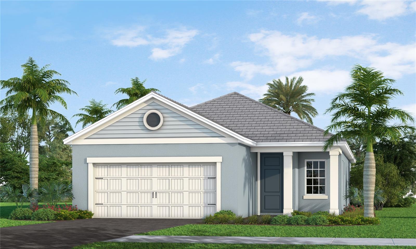 Under Construction. Discover this well-appointed 3-bedroom, 2-bath home in Wellen Park, Florida, showcasing attractive curb appeal and a welcoming open layout. The main living area flows smoothly into a modern kitchen with generous counter space and a breakfast bar, perfect for casual meals or entertaining. The primary suite serves as a comfortable retreat with an en-suite bath and ample closet space, while two additional bedrooms offer flexibility for guests, family, or a home office. Positioned on a corner lot, the property provides extra outdoor space and added privacy. Ideally located, it offers easy access to shopping, dining, community amenities, and the beautiful Gulf Coast beaches.