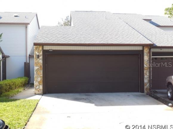 Nicely maintained New Smyrna Beach complex located convenient to highways and shopping and just a short drive to the beach. This single family attached unit features 2 bedrooms and 2 baths plus an eat in kitchen, breakfast bar, and large living/dining room overlooking an enclosed porch. The master suite is large enough for king size furniture and the guest bedroom is also a reasonable size. Located overlooking a small lake this home is perfect for year round or part time occupancy. The complex has nice amenities including tennis and a beautiful pool and clubhouse. At this time Seller is FIRM on the price due to investor guidelines. âProperty is being sold subject to 24 CFR 206.125â These properties are NOT included in the Homepath program. Utilities will be turned on for inspections. The home is a great value and a great opportuntiy to own in NSB for under $100K. Come see this one and decide for yourself. ;Water: City