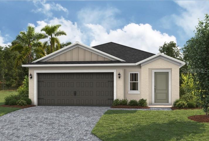 Under Construction. Magenta 
BELOW MARKET INTEREST RATES with use of Seller's Preferred Lender.
Feel at home with the Magenta, a single-story home with 3 bedrooms, 2 bathrooms, and a 2-car garage. This layout is a true gem, seamlessly blending modern comfort with Florida charm. Open concept living dazzles with luxury vinyl plank flooring throughout the main living areas. The kitchen, featuring quartz countertops, new stainless-steel appliances and ample storage overlooks the dining and living area. A dreamy, covered lanai, accessible through sliding glass doors, invites you to take full advantage of the Florida climate. The owner’s suite boasts double vanities, a walk-in shower and a substantial walk-in closet, while the additional bedrooms and full bathroom are located off the kitchen for added privacy. With a laundry room  located off the foyer, a smart thermostat with voice control to maintain energy efficient living, and professionally curated landscaping, the Magenta is designed to make every day extraordinary.  
Life at Two Rivers blends nature with vibrant community living. Residents enjoy access to The Nest amenity hub, featuring a resort-style pool, playground, and dog park, along with wooded landscapes, winding creeks, scenic ponds, and peaceful lakes throughout the community. Nearby shopping and dining at The Grove at Wesley Chapel is also just 10 minutes away. 
Images shown are for illustrative purposes only and may differ from actual home. Completion date subject to change.
Contact or make an appointment for more details on interest rates.