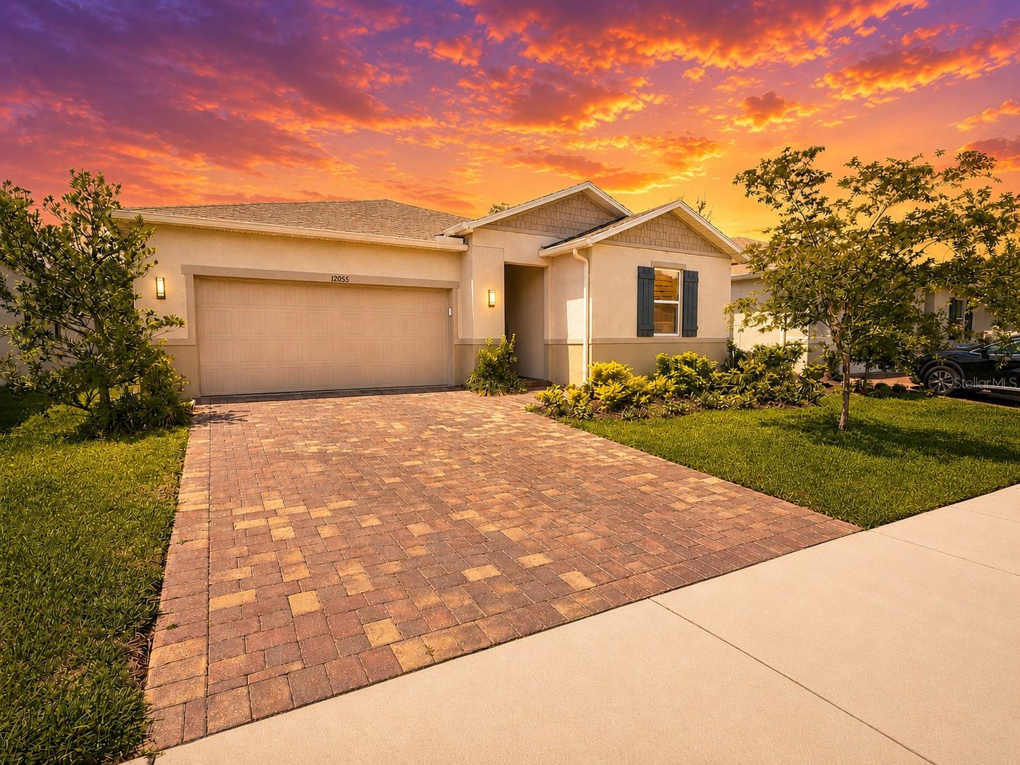 Immaculate and completely move-in ready, this beautiful 3-bedroom, 2-bath home offers exceptional upgrades, privacy, and pride of ownership throughout. Perfectly positioned on a premium homesite backing to a serene preserve, you'll enjoy peaceful views and a tranquil setting from the expansive extended screened lanai—an ideal space for relaxing or entertaining year-round. The thoughtfully designed interior features soaring tray and vaulted ceilings, impressive 8-foot doors, and upgraded tile flooring throughout the entire home, creating an open and elegant feel. The well-appointed kitchen boasts upgraded appliances, while beautiful custom blinds and designer drapery add both style and sophistication throughout the residence. Additional highlights include a whole-house water softener system with reverse osmosis filtration, upgraded washer and dryer, and meticulous maintenance that makes this home truly turnkey. Located in an excellent community and a welcoming atmosphere, this exceptional property offers the perfect combination of comfort, quality, and Florida lifestyle living.
