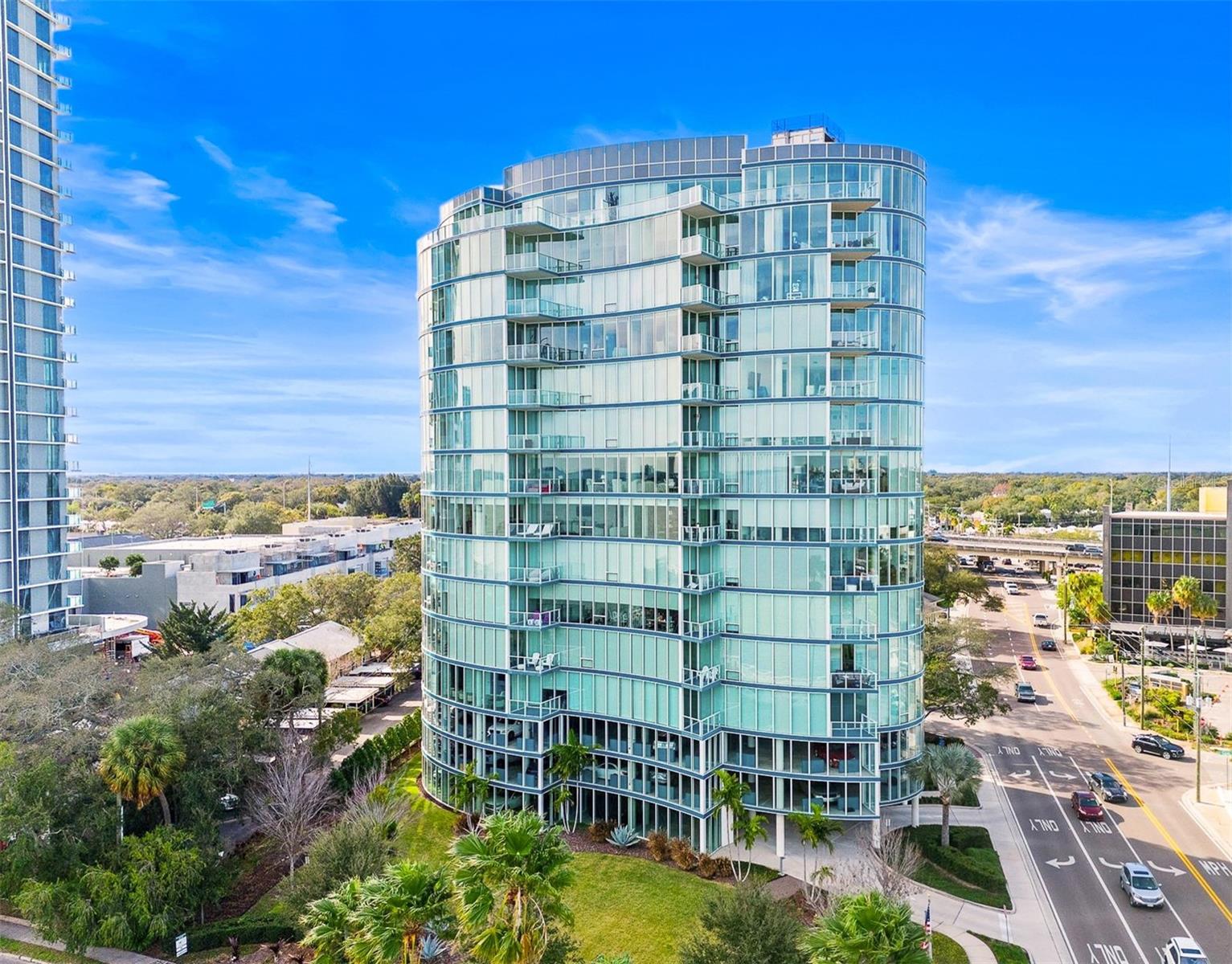 Indulge in Panoramic Waterfront Views that Stretch the Entire Length of Famous Bayshore Blvd! Two Premium Units on the 8th Floor were artfully combined during construction to craft a truly One-Of-A-Kind living space. Spanning an impressive 5910 Sqft and featuring 5bds/5.5ba, 2 Living Rooms, Parlor, Dining Room, Den, 2 Laundry Rooms, 4 Balconies & 2 Private Elevator Vestibules, this residence offers a Maintenance-Free alternative to Single Family Home Living. By combining Modern Luxury Design with Space & Functionality this home is a Rare-Find in the waterfront condo market. 
From your Private Elevator Vestibule, the striking waterfront views from the floor-to-ceiling windows lead you into the main living areas. The open design features a parlor, living room, dining areas, balconies, 1/2 bath & the expanded kitchen. As beautiful as it is functional, the gourmet kitchen includes Snaidero high-gloss metallic lacquer cabinetry, natural quartzite countertops with decorative waterfall edge, Thermador refrigerator/freezer, bonus full-size Liebherr refrigerator, Miele coffee/espresso maker, double Thermador ovens, 5-Burner Gas cooktop, extended Steeltime Momento stainless sink with drainboard & slide board accessories & huge storage pantry with laundry area.
Perfect for a large households or Multi-Generational Living, this condo offers 2 Private Owner's Suites & 3 Secondary Ensuites. 
The spacious Family Room is perfectly situated to allow for a more casual living space. It includes a Wet Bar with copper sink, wine refrigerator, and an additional area that is perfect for an exercise room or office. Tucked back by the bedrooms is also a 2nd Laundry Room.
Sophisticated design details are discovered in every room! Italian Ep-Porte Glass Doors, porcelain plank tile floors with soundproof mud bed, wallpapered accent walls, luxurious bathroom finishes, upgraded hardware, lighted bathroom mirrors, Borter Glass shower glass, & so much more. 
No need to sacrifice Storage & Closet Space! Added interior storage closets, custom TCS closet systems throughout, two walk-in closets in Primary Bedroom, & 2 Building-Assigned Storage Units!
True luxury living is more than just what you can see on the surface! Details in this condo that provide functionality & comfort include: Motorized Hunter Douglas Shades, expanded overhead lighting & HVAC duct system, water softener, 2 tankless water heaters, & Magnolia-Designed Audio/Visual/Internet System. 
Unit includes 4 Assigned, Under Building Parking Spaces! 
Aquatica is situated in the heart of South Tampa with easy access to Hyde Park, Downtown Tampa, popular restaurants & shops. Bayshore Blvd is the longest contiguous sidewalk in the US and is the perfect path for enjoying the Florida lifestyle!
Easy Access to main highways that will bring you to the Airport, Beaches, & all that the Tampa Area has to offer.
Zoned for top-rated schools
Community Amenities include a Pool, Hot Tub, Business Center, Library, Full-Sized Gym, Guest Suites for Visitors, & Security