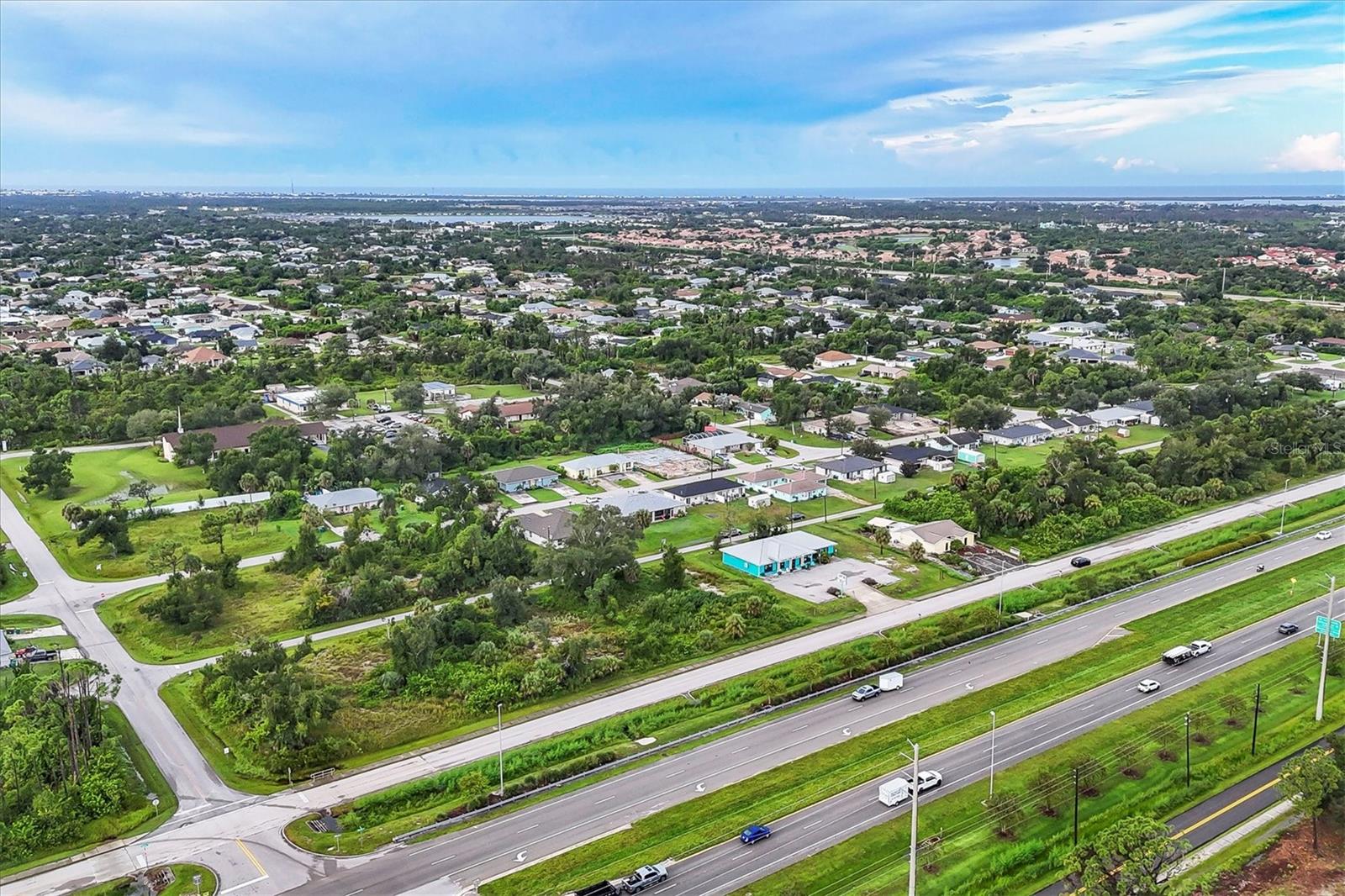GOLDEN INVESTMENT OPPORTUNITY – PRIME COMMERCIAL LAND IN CHARLOTTE COUNTY!
LOCATION, LOCATION, LOCATION! This rare offering includes 6 commercial lots with a combined total of over 1.05 acres, zoned CG (Commercial General).
Parcel IDs included: 41203376016 (2 parcels), 412003376017, 412003376018, 412003376019.
NOT in a flood zone,
Public water available,
Excellent signage & visibility from SR 776 / S Access Rd,
Traffic count over 30,000 daily (buyer to verify).
Zoning Permits a Wide Range of Uses:
Self-storage, retail, restaurant, hotel/motel, offices, medical/hospital, car wash, tavern, assisted living, daycare, house of worship, bank, dry cleaners, liquor store, garage, park & more.
Additional Opportunity: Seller also owns 4 adjoining parcels that may be purchased separately for additional price. (Tax IDs: 412003376012, 412003376014, 412003376013 [2 parcels with building included]). 
Don’t miss your chance to secure a high-visibility commercial site in a rapidly growing area!