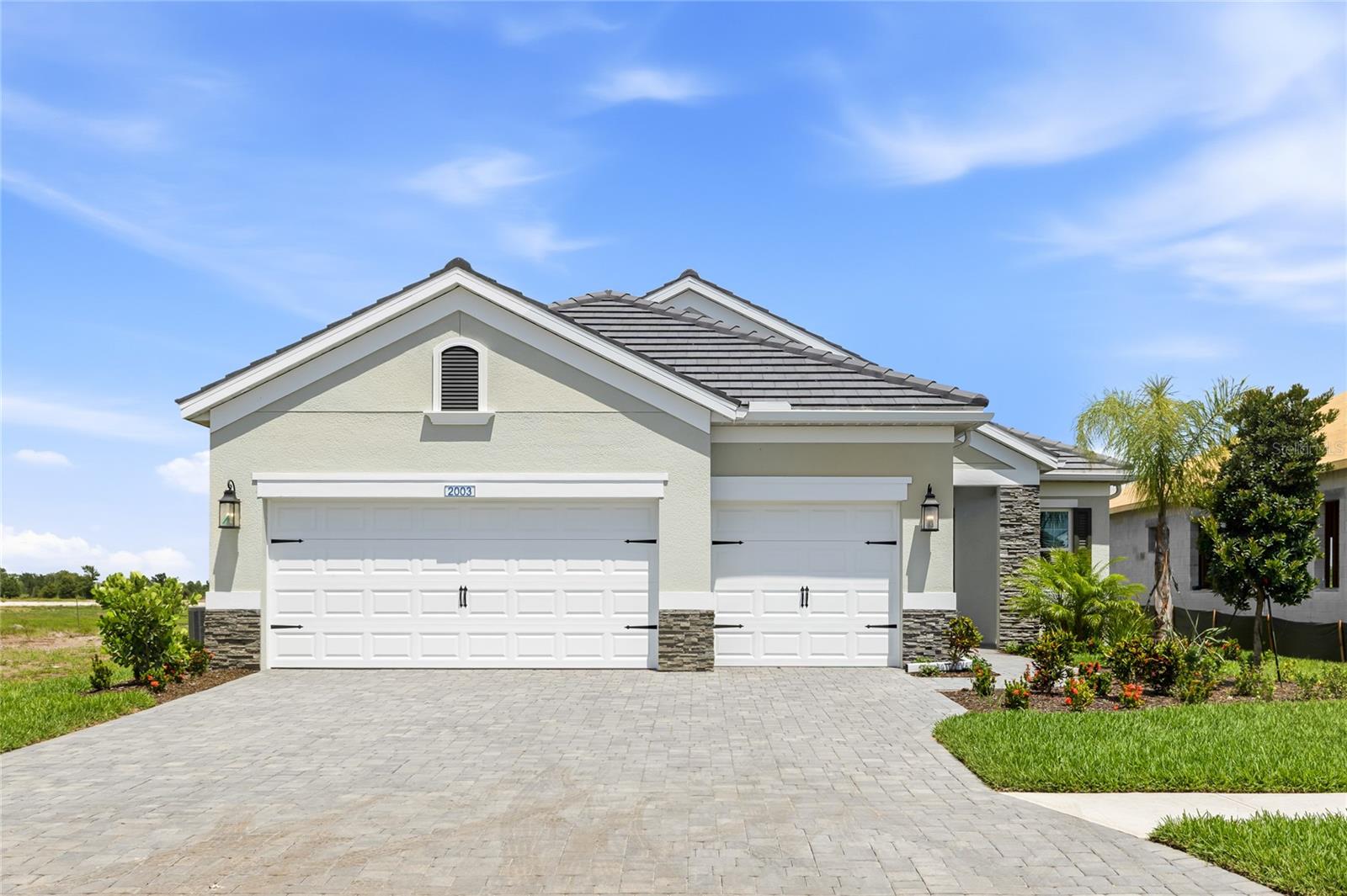 Welcome to your private oasis in the heart of Palm Grove at Lakewood Ranch, boasting a picturesque water view on a desirable end lot. This stunning brand-new construction, crafted by renowned builder Neal Communities, offers the perfect blend of luxury and modern living. 
Step inside to an expansive open-concept Sea Mist floor plan designed for both comfort and entertaining. This layout features high-end finishes and flows seamlessly into the spacious living and dining areas, all oriented to maximize the serene waterfront backdrop.
No need to start building when you can have this completed with a stunning pool to enjoy your Florida days.  
Take a stroll around the new neighborhood or enjoy the amenities (coming soon). From a resort style pool to pickle ball. 
Minutes to all of your shopping and essential needs. Prime location, brand new construction, pool, water view and pricing make this home a win win.