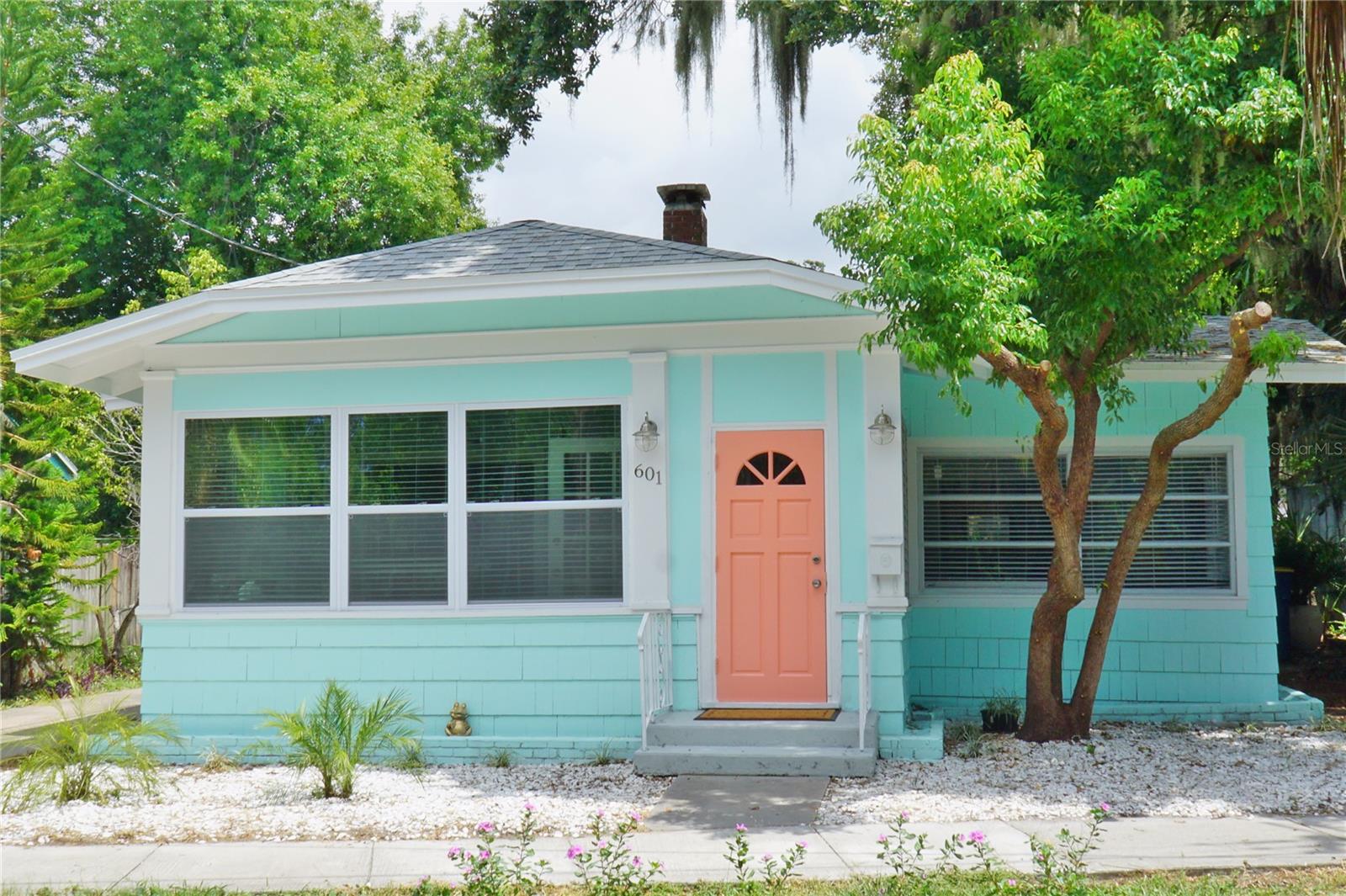 Income-producing duplex in downtown Clearwater — ideal owner-occupant or investor. Updated in 2017 (including roof), the property features a foyer entry dividing two separate units: a 2BR/2BA and a 1BR/1BA, each with secondary private entrances. Shared laundry room onsite. Long driveway provides ample off-street parking, plus additional street parking. Walk to downtown Clearwater events and dining, steps to the Pinellas Trail, and a short bike ride to Clearwater Beach. Excellent rental and vacation-use potential in a central, highly walkable location.