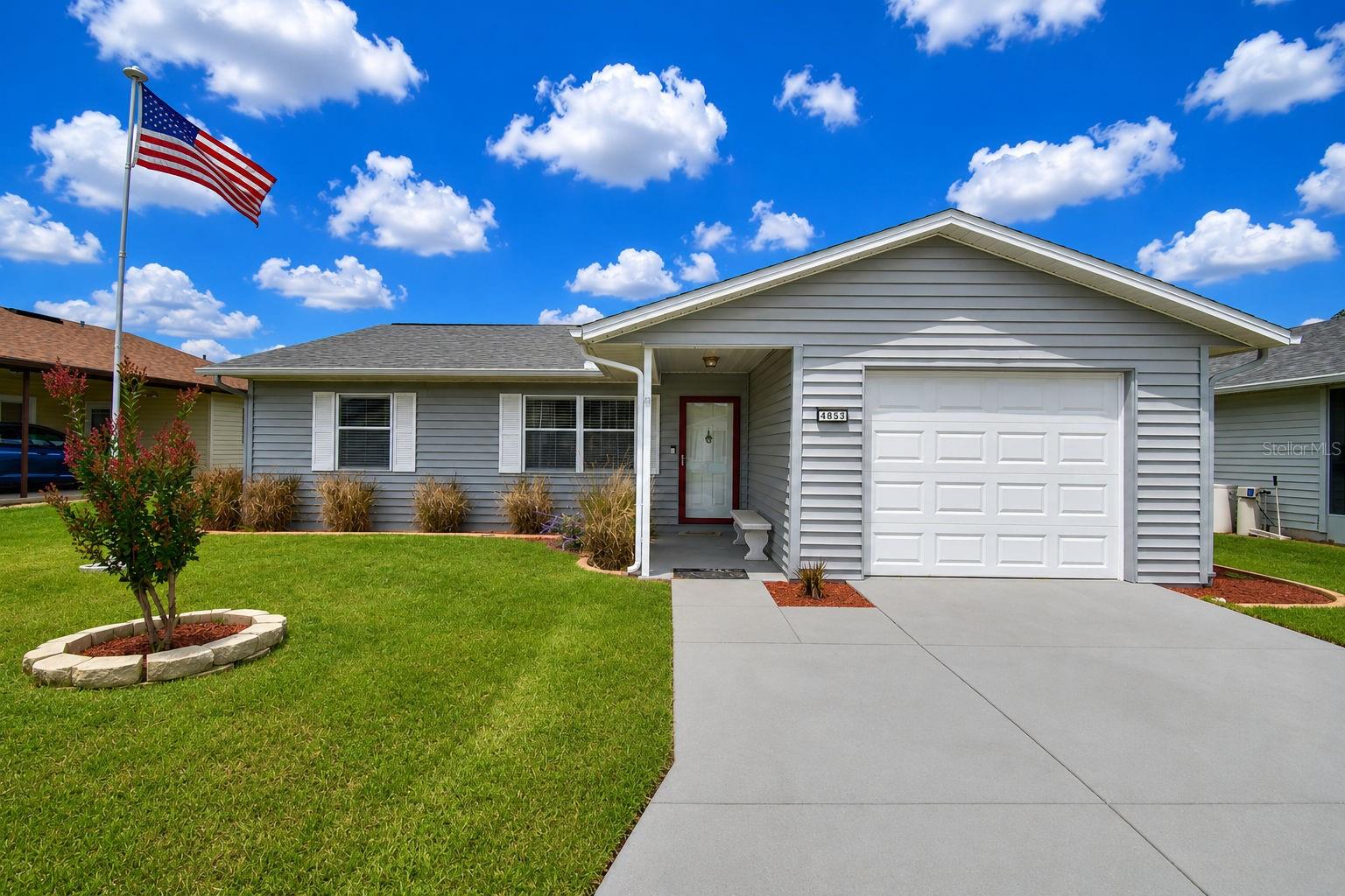 Welcome to this inviting 2-bedroom, 2-bath home located in a sought-after 55+ gated community in South Lakeland. Upon entering the home, you’re welcomed into a spacious and inviting living room that offers a comfortable, dedicated gathering space separate from the kitchen and dining areas. This traditional layout provides a sense of privacy and quiet while still allowing for easy flow throughout the home, making it ideal for both everyday living and entertaining.  Just beyond, the home features a well-appointed separate kitchen with ample cabinetry, generous counter space, and gorgeous granite countertops!  The adjacent dining area creates a convenient setting for everyday meals making the heart of the home spacious and bright. Glass sliders off the dining area lead to a spacious enclosed porch, creating additional living space with convenient access from both the kitchen and dining.  This versatile area is perfect for relaxing with your morning coffee, enjoying Florida’s beautiful weather, or entertaining family and friends year-round.

The generously sized primary suite includes an en-suite bath, walk in shower, and a large walk-in closet.
 
The dedicated laundry room provides added convenience, storage,  and functionality with direct access to the attached one-car garage for easy unloading of groceries and everyday essentials 

Residents enjoy a low-maintenance lifestyle with an HOA fee that includes cable, internet, lawn care, and upkeep of the community’s outstanding amenities. Enjoy an Olympic-size swimming pool, water aerobics classes, shuffleboard courts, and a spacious clubhouse featuring a billiards room, card room, library, and large community kitchen. The active social calendar includes events, gatherings, and classes such as line dancing and bone-building exercise programs.

Experience the perfect blend of comfort, convenience, and care free living in this welcoming South Lakeland community.