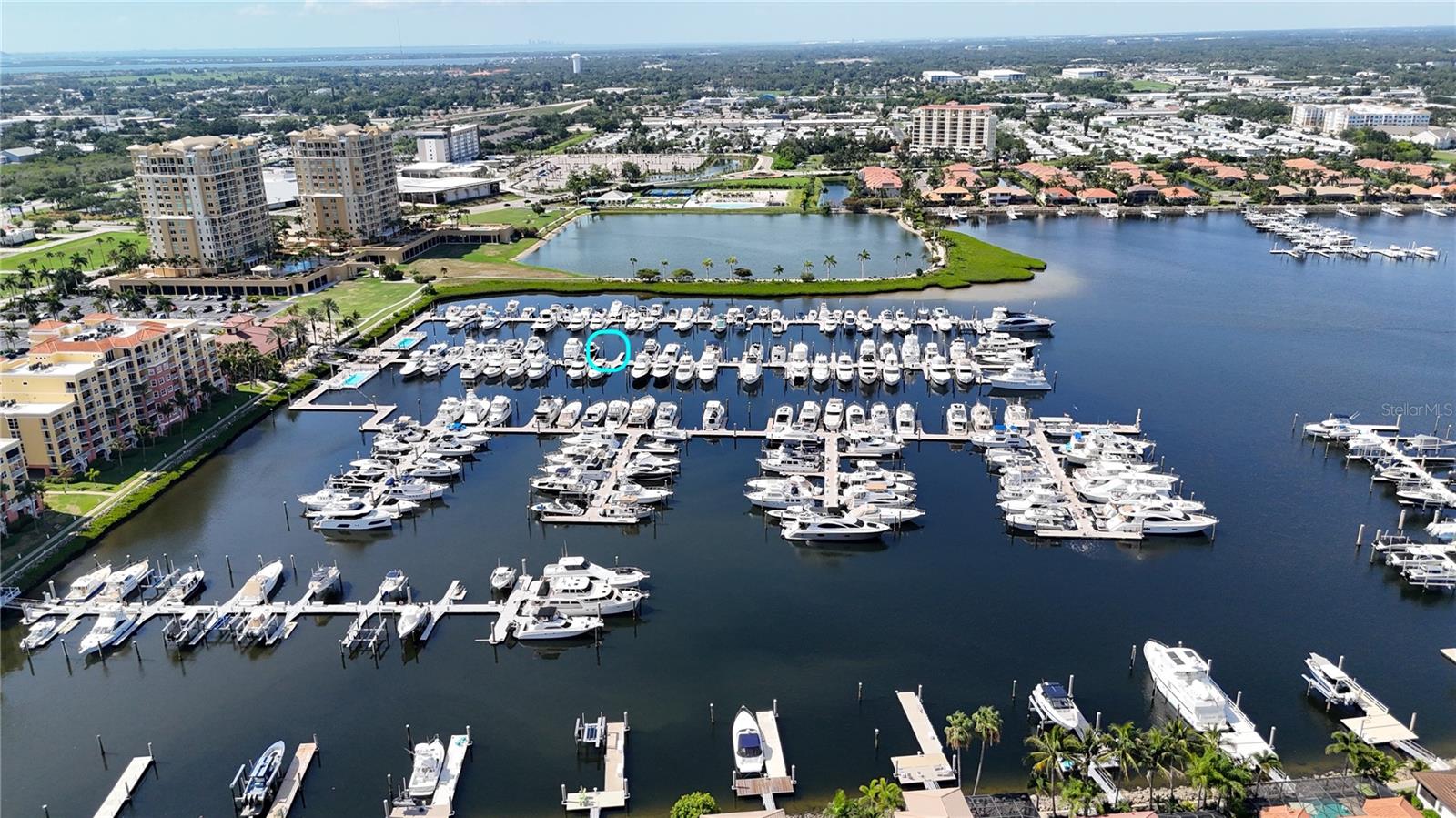 Owner Financing available. Boat slip C-10 at Riviera Dunes Marina in Palmetto, Florida is a premium dock slip in one of the areas most protected and desirable marinas. Allowing vessels up to 60' x 18', this premium slip offers an ideal home base for your yacht with quick access to the Manatee River, Tampa Bay, Anna Maria Island, Longboat Key, and the Gulf of Mexico. Riviera Dunes Marina is known for its protected harbor and, per seller, has never sustained hurricane damage, including during recent storms. Slip owners enjoy outstanding amenities including gated parking, 50 amp electrical service, cable TV, WiFi, water, pump-out service, HD security cameras, laundry facilities, private bathrooms and showers, a pet walking area, two heated floating pools, tiki bar, and the on-site Blu Mangrove Grill restaurant. Purchased slips may be rented and managed by the owner or marina, and you do not need to own a condo at Riviera Dunes to purchase. Owner financing available, making this a rare opportunity to secure a luxury marina slip on Floridas beautiful Gulf Coast.